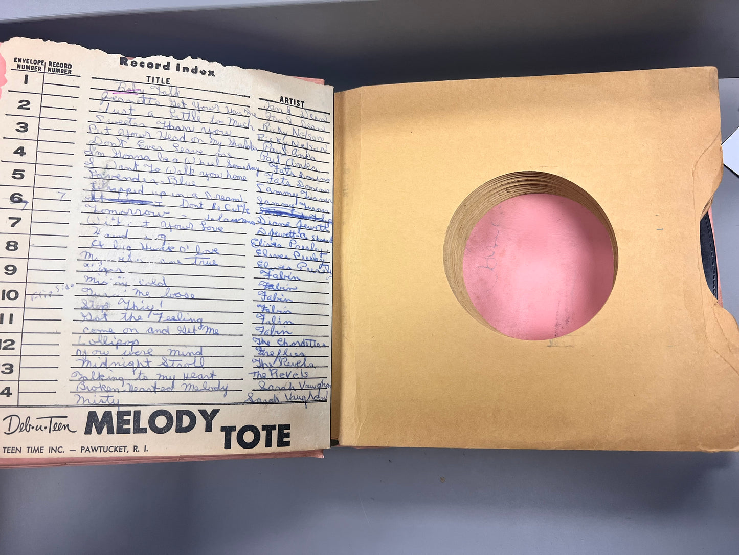 Melody Tote 45 Record Case Holder