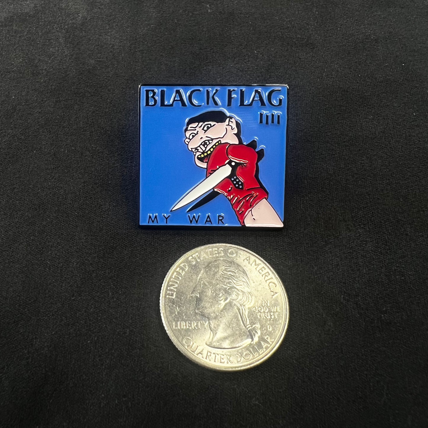 Black Flag • My War Enamel Pin
