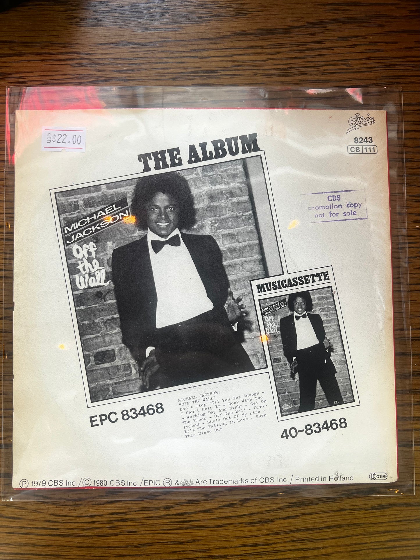 Michael Jackson – Rock With You 7”