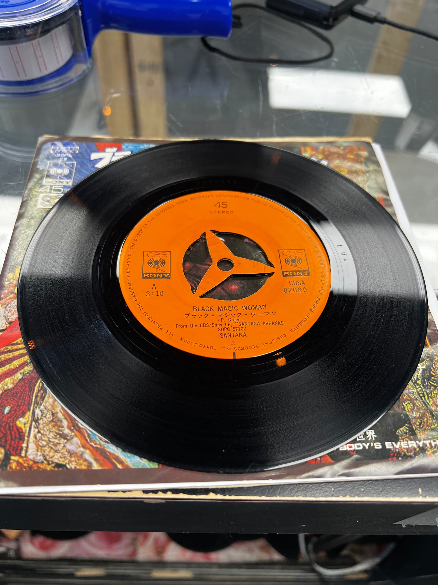 Santana - Black Magic Woman (Japan) 7”