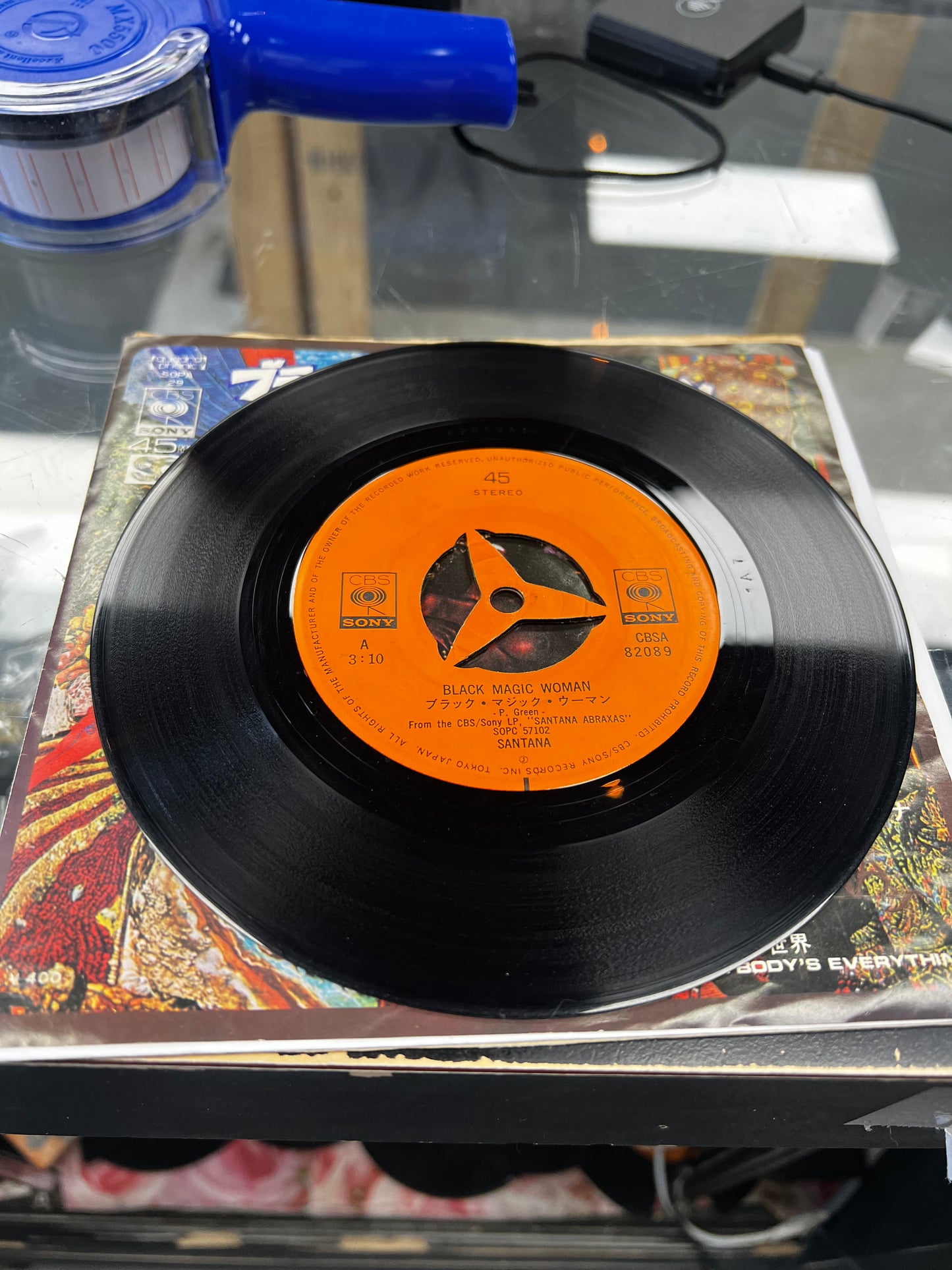 Santana - Black Magic Woman (Japan) 7”