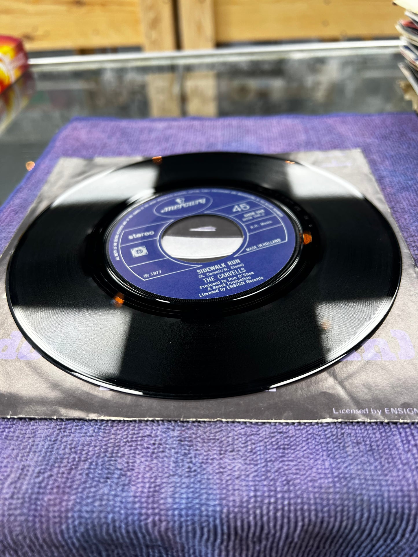 The Carvells – Run Run Run (Down The L.A. Run) 7”