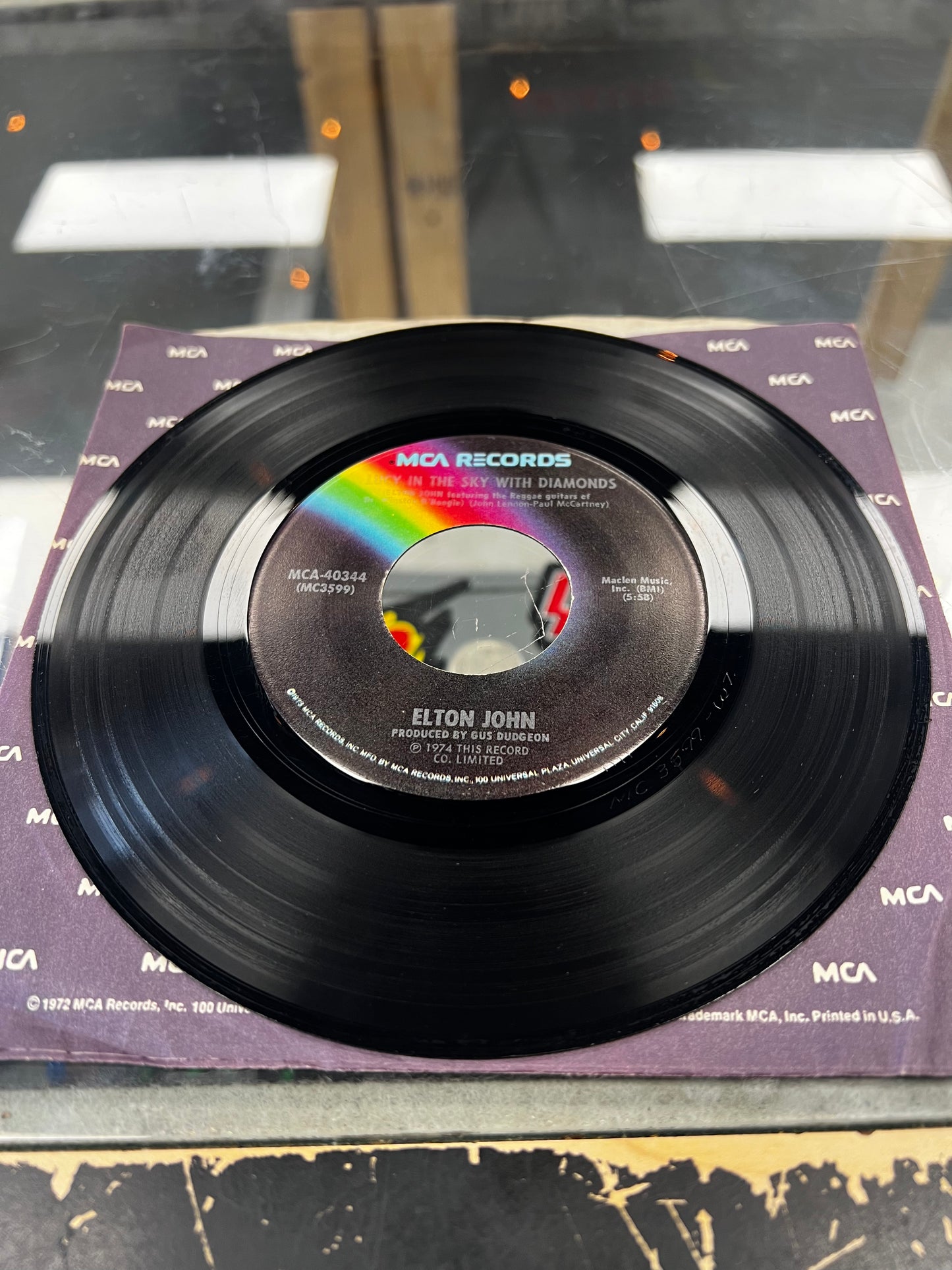 Elton John – Lucy In The Sky With Diamonds 7”