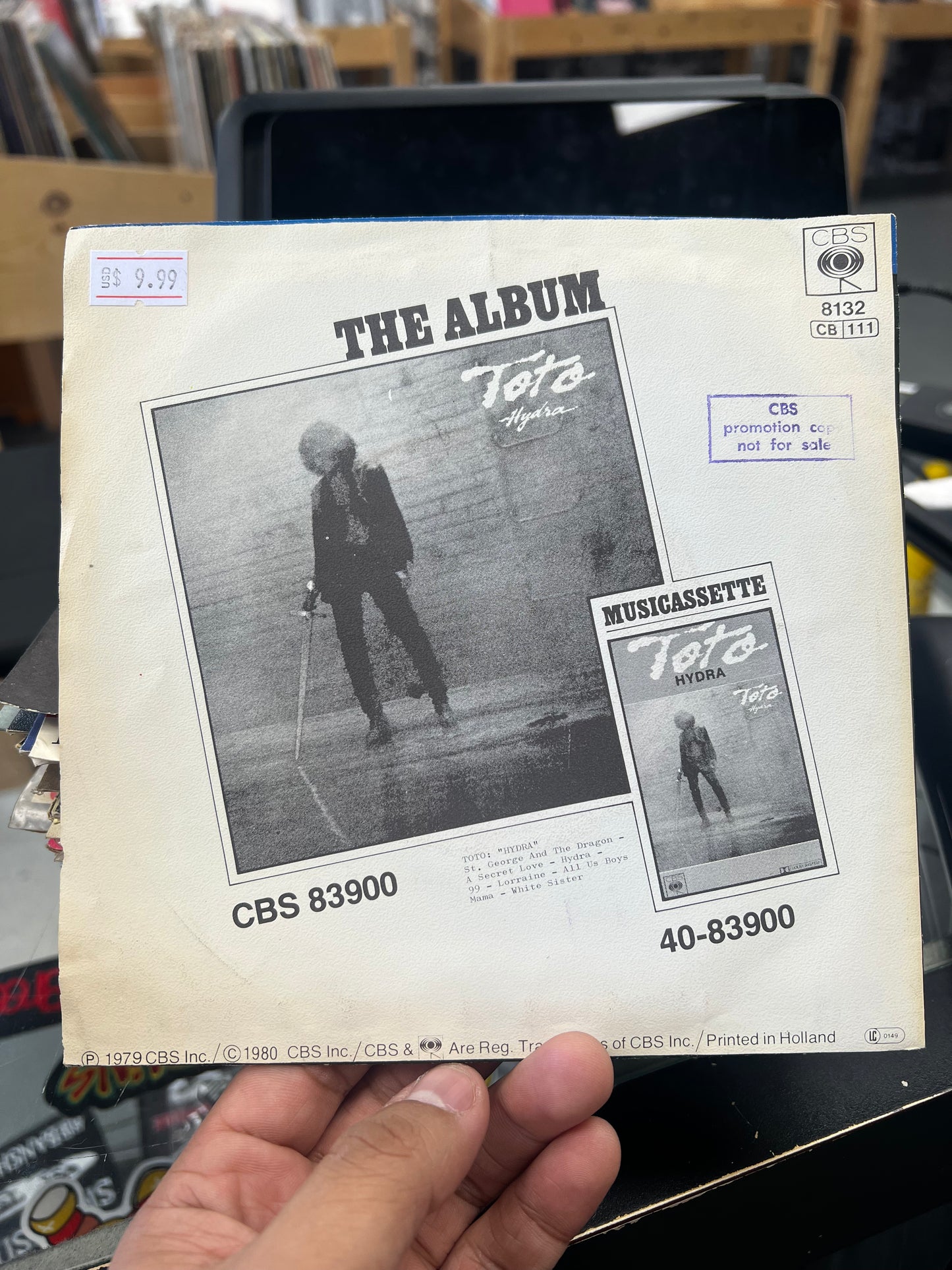 TOTO • 99 (CBS Promo Copy) 7”
