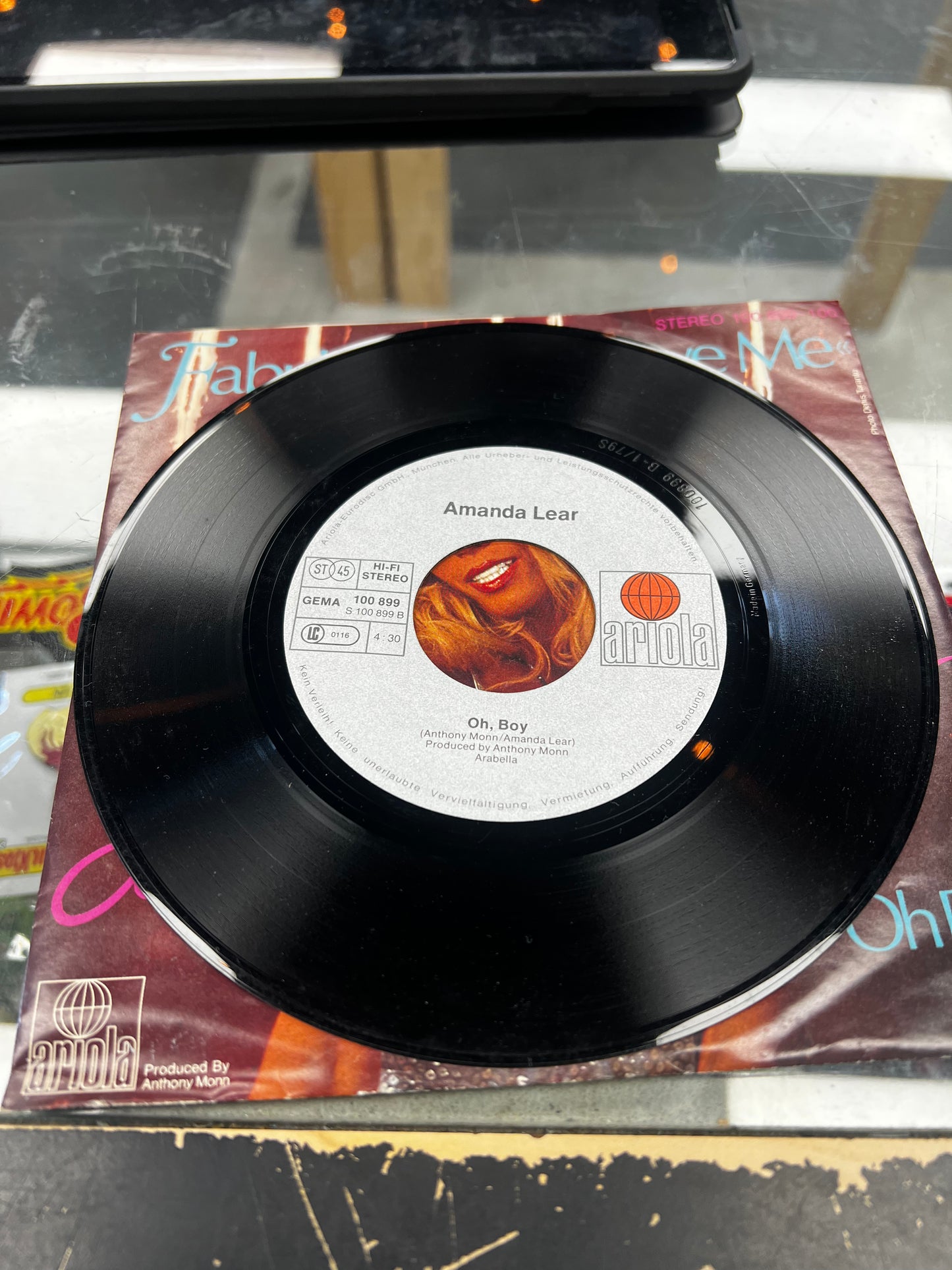 Amanda Lear – Fabulous Lover, Love Me 7”
