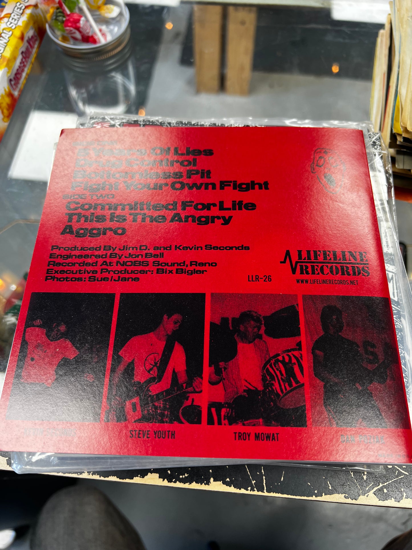 7 Seconds – Committed For Life E.P. 7”