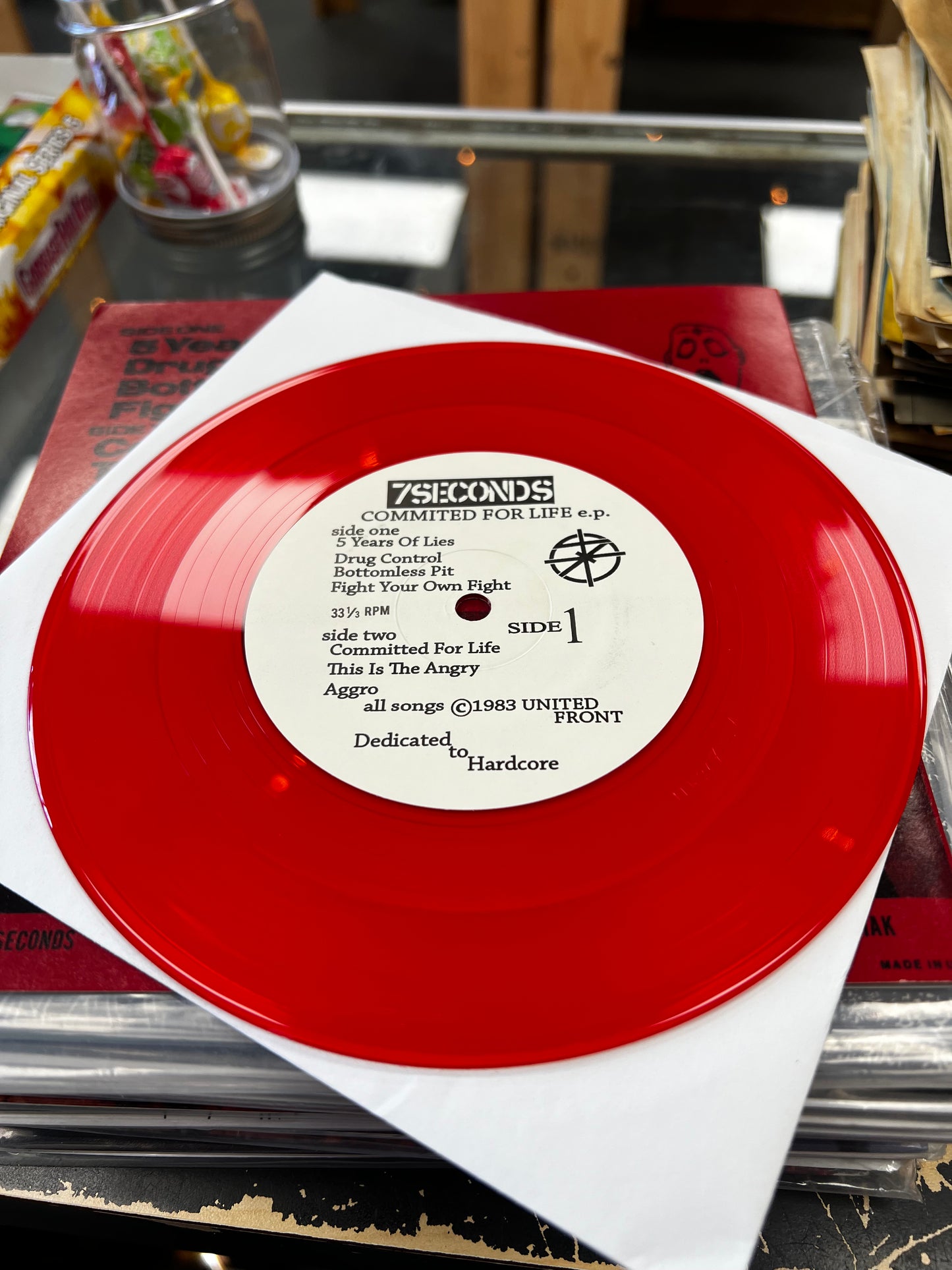 7 Seconds – Committed For Life E.P. 7”