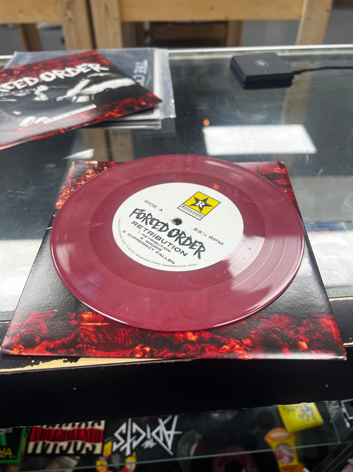 Forced Order – Retribution BURGANDY COLOR 7”