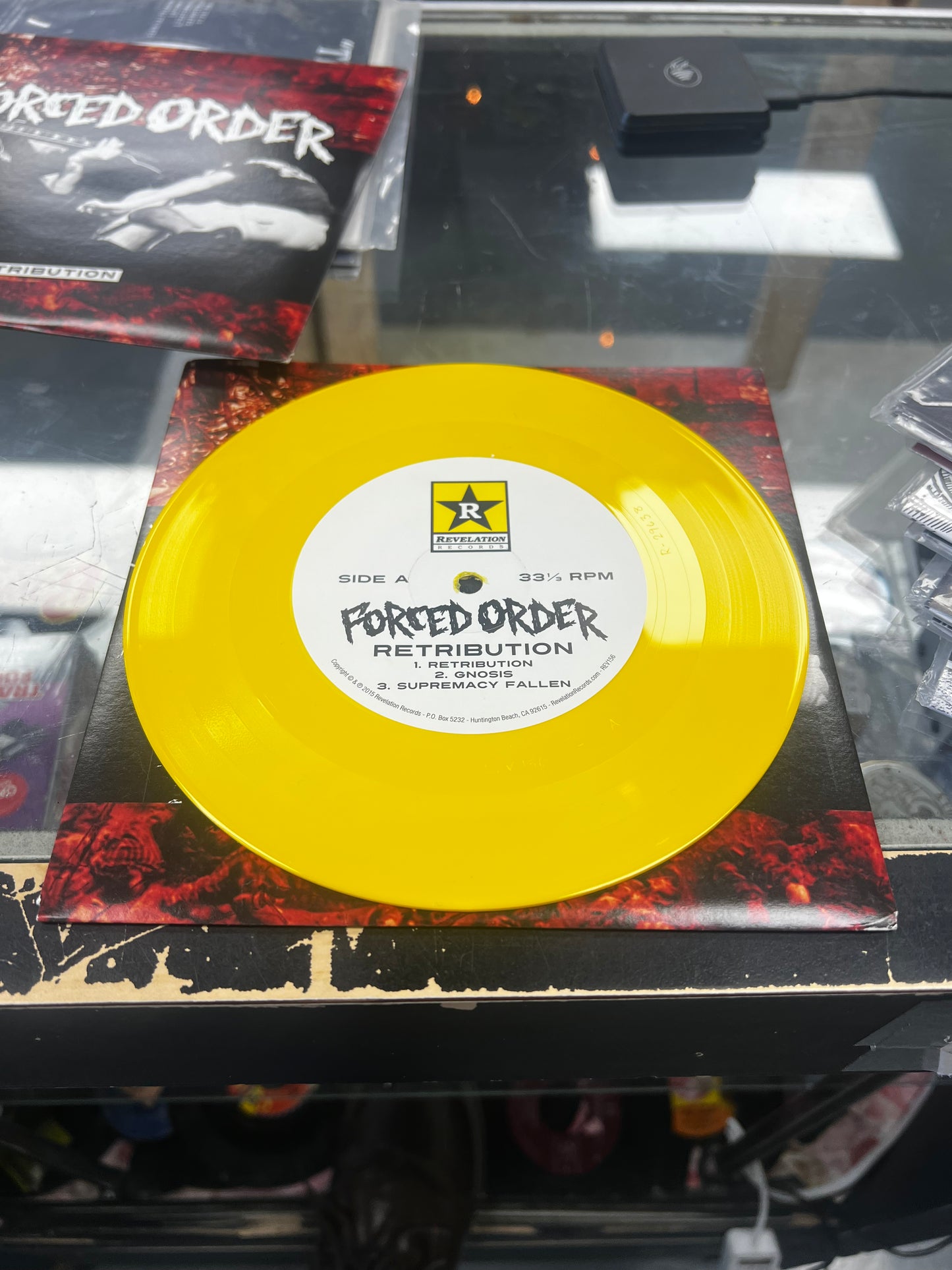Forced Order – Retribution YELLOW COLOR 7”