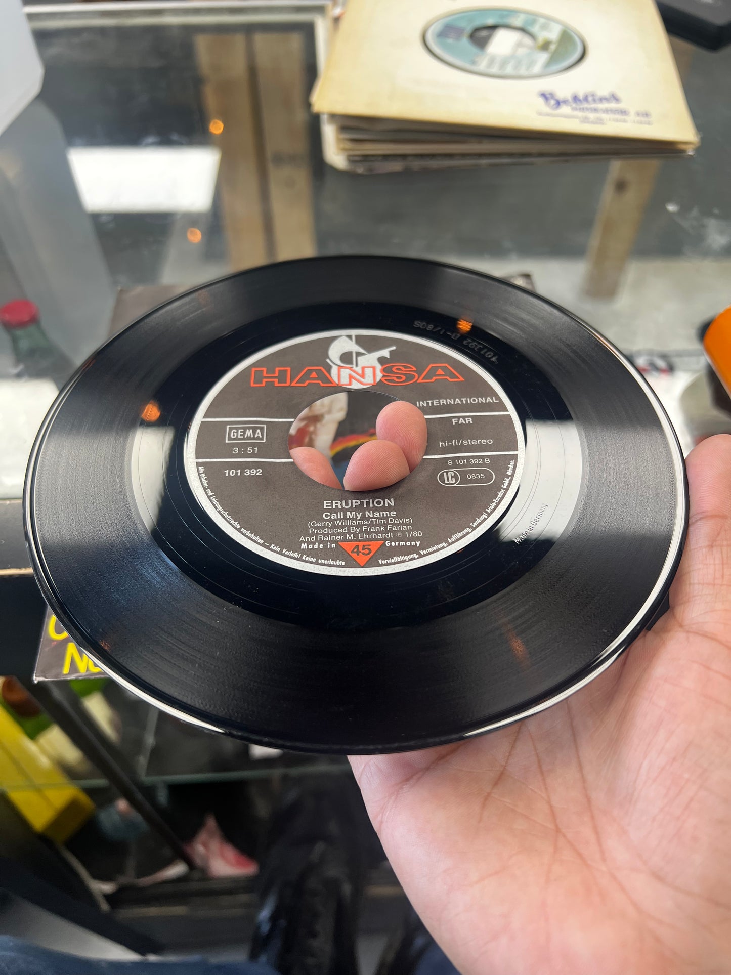 Eruption – Go Johnnie Go (Keep On Walking, John B.) 7”