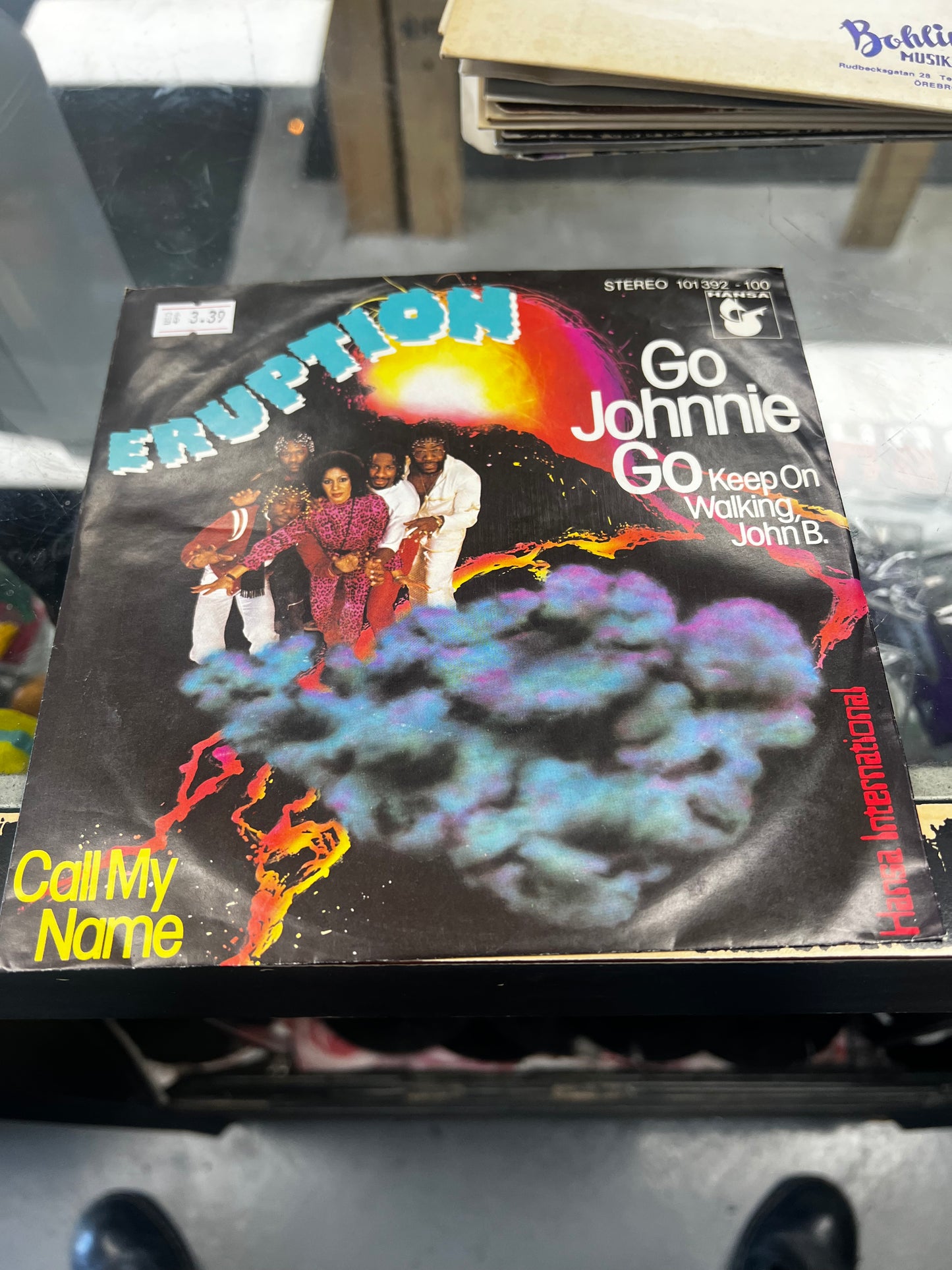 Eruption – Go Johnnie Go (Keep On Walking, John B.) 7”