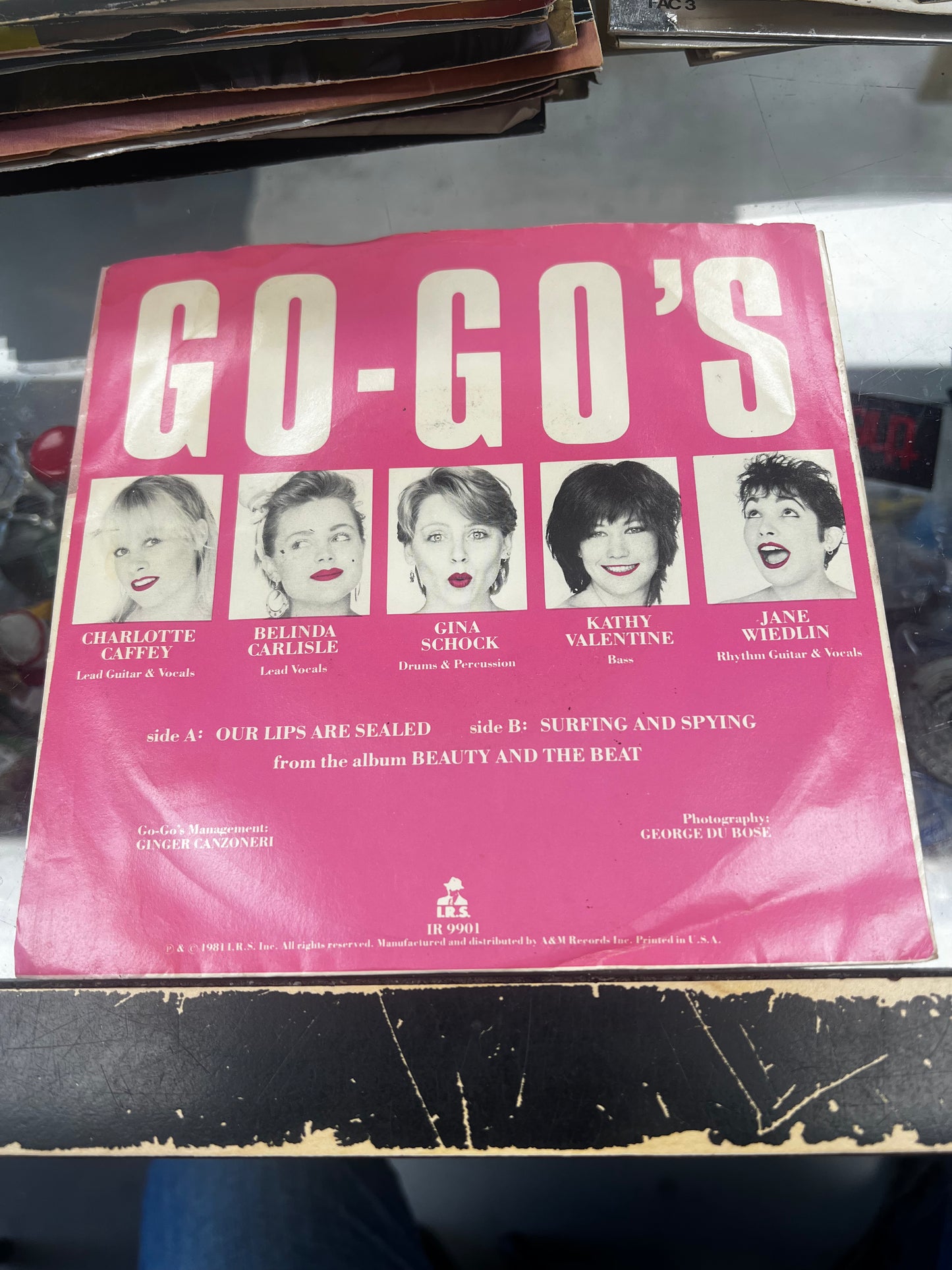 Go-Go's – Our Lips Are Sealed 7”