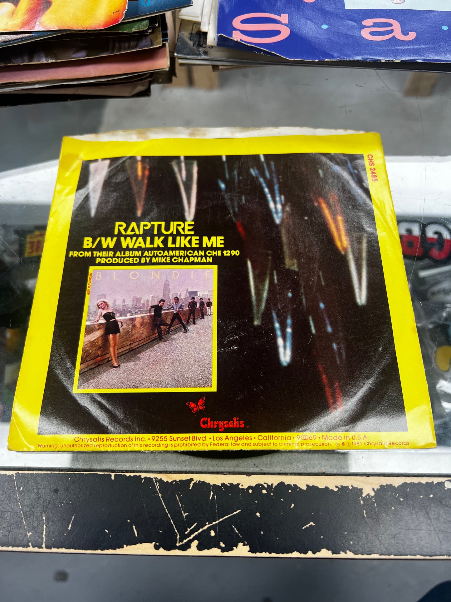 Blondie – Rapture 7”