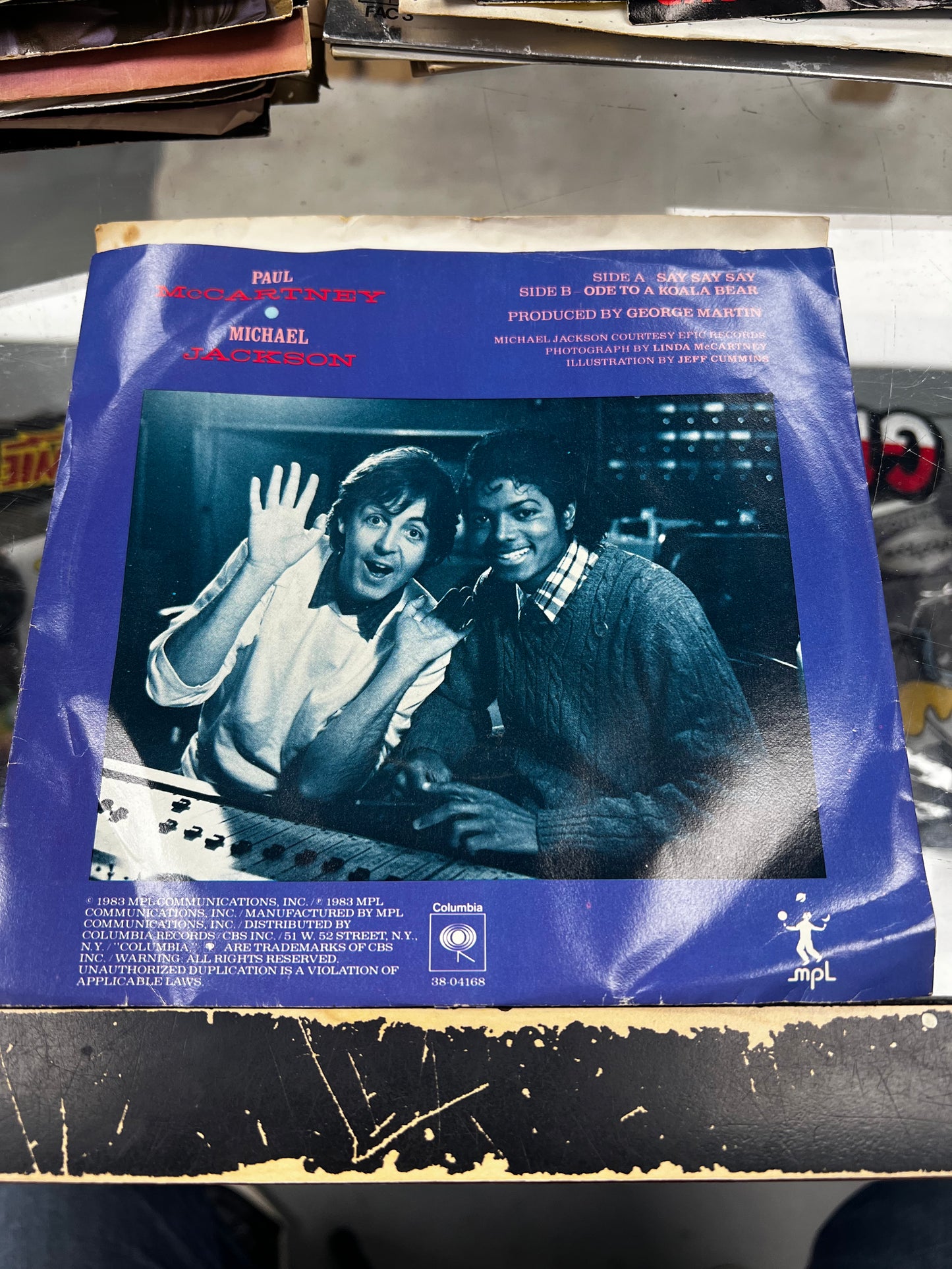 Paul McCartney And Michael Jackson – Say Say Say 7”