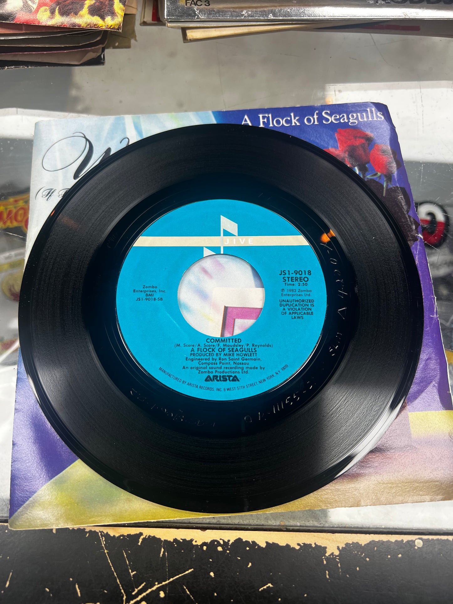 A Flock Of Seagulls – Wishing (If I Had A Photograph Of You) 7”