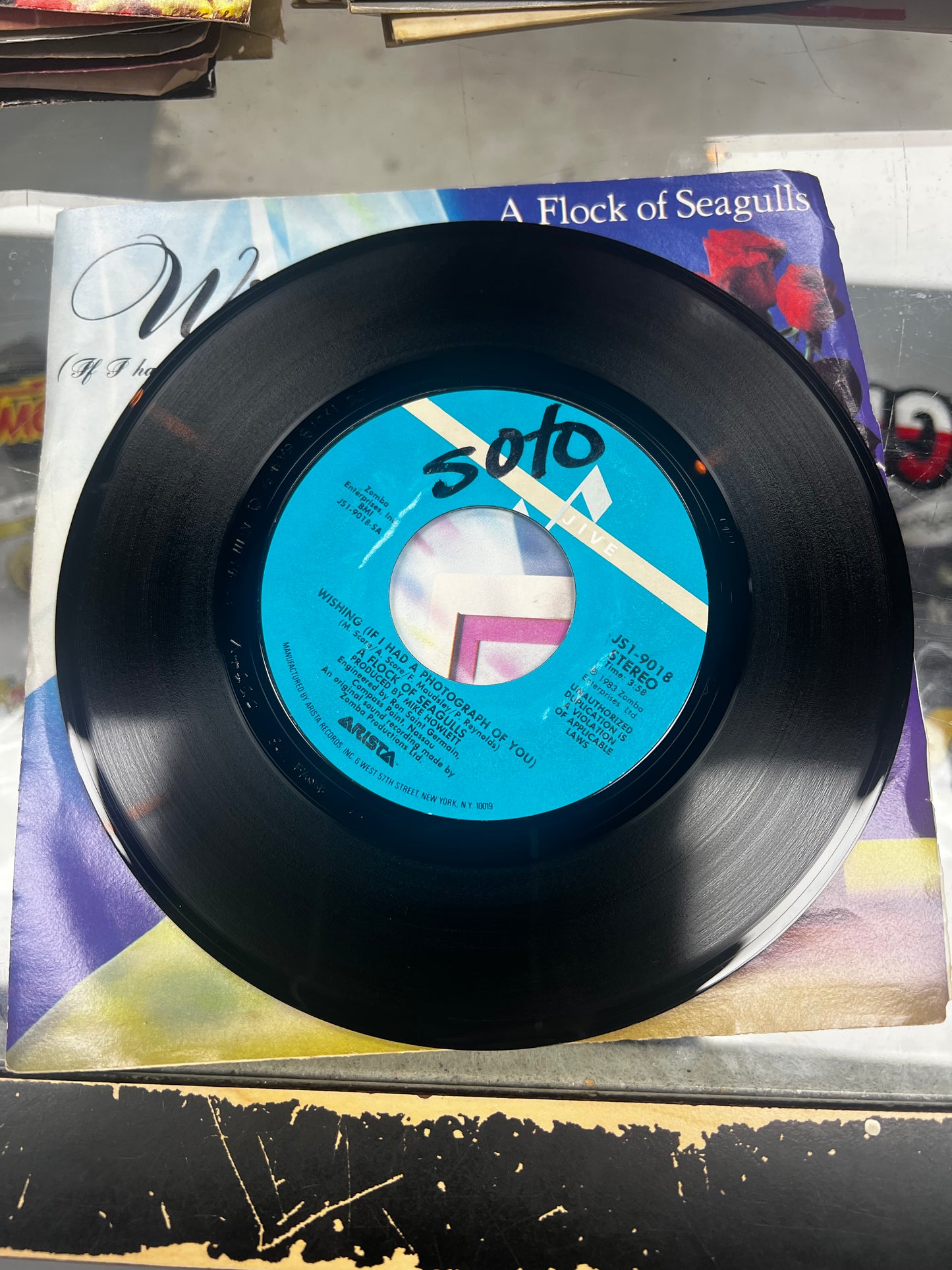 A Flock Of Seagulls – Wishing (If I Had A Photograph Of You) 7”