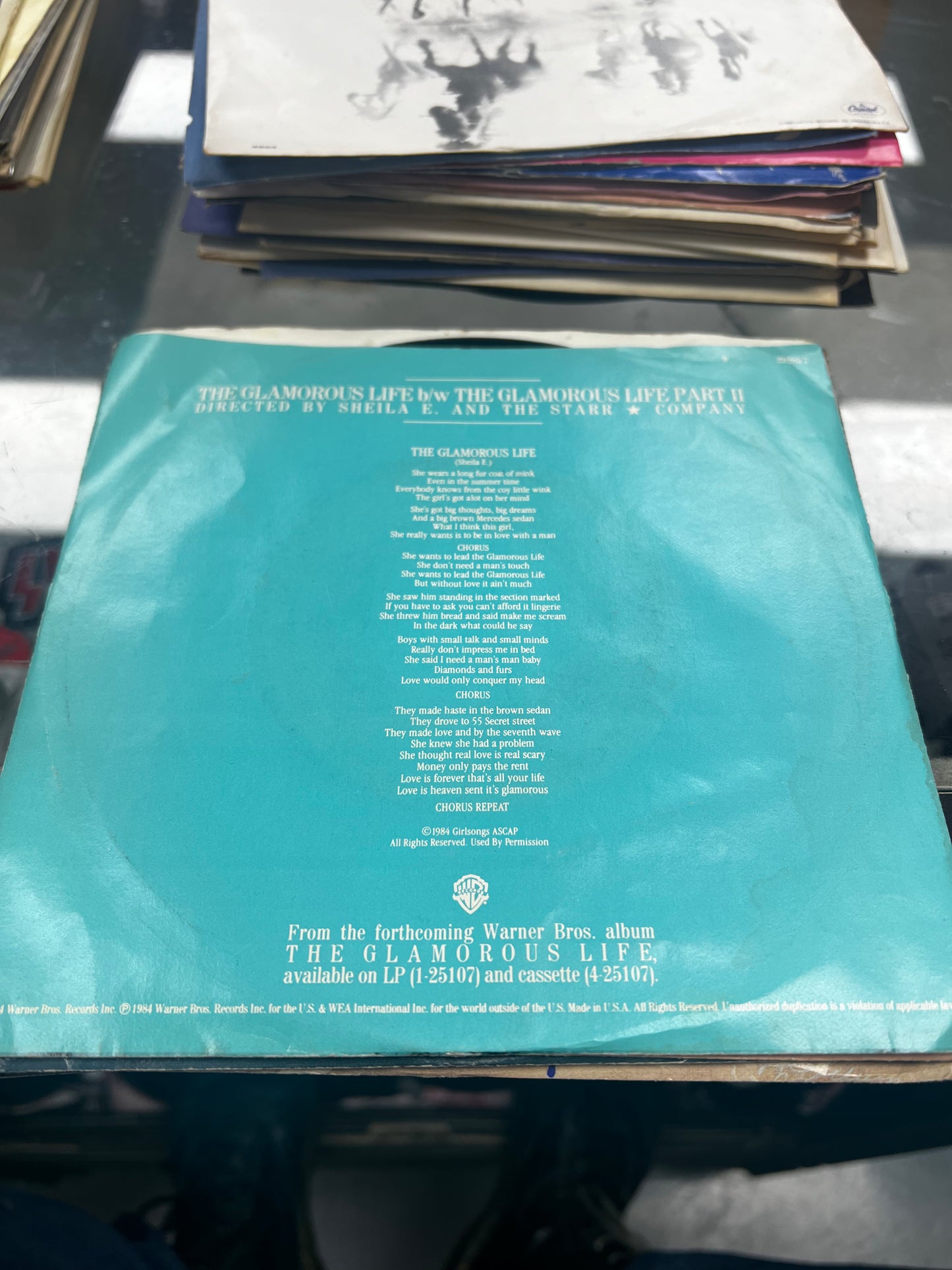 Sheila E. – The Glamorous Life 7”