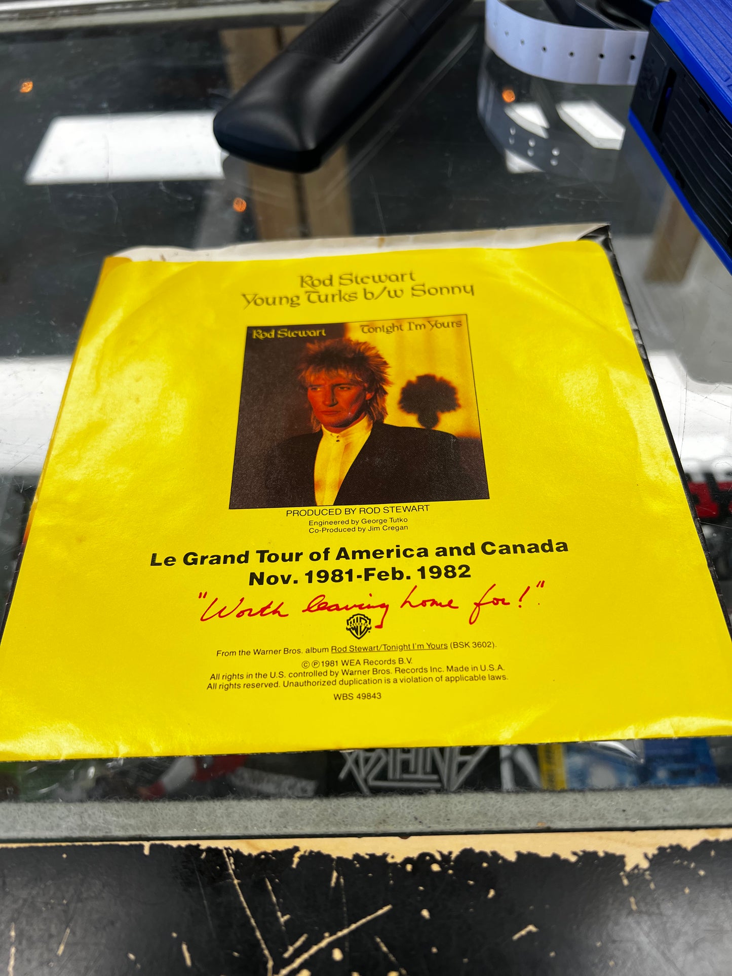 Rod Stewart – Young Turks 7”
