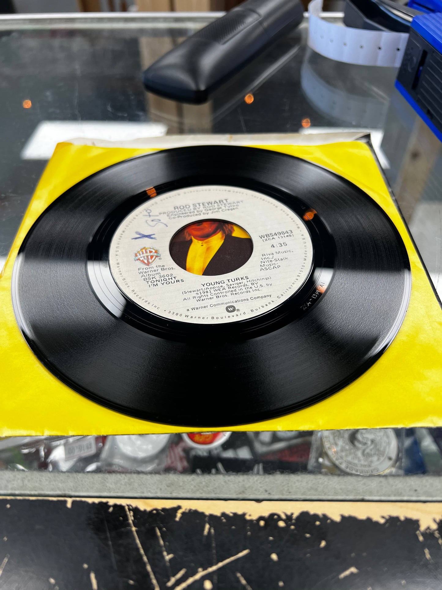 Rod Stewart – Young Turks 7”