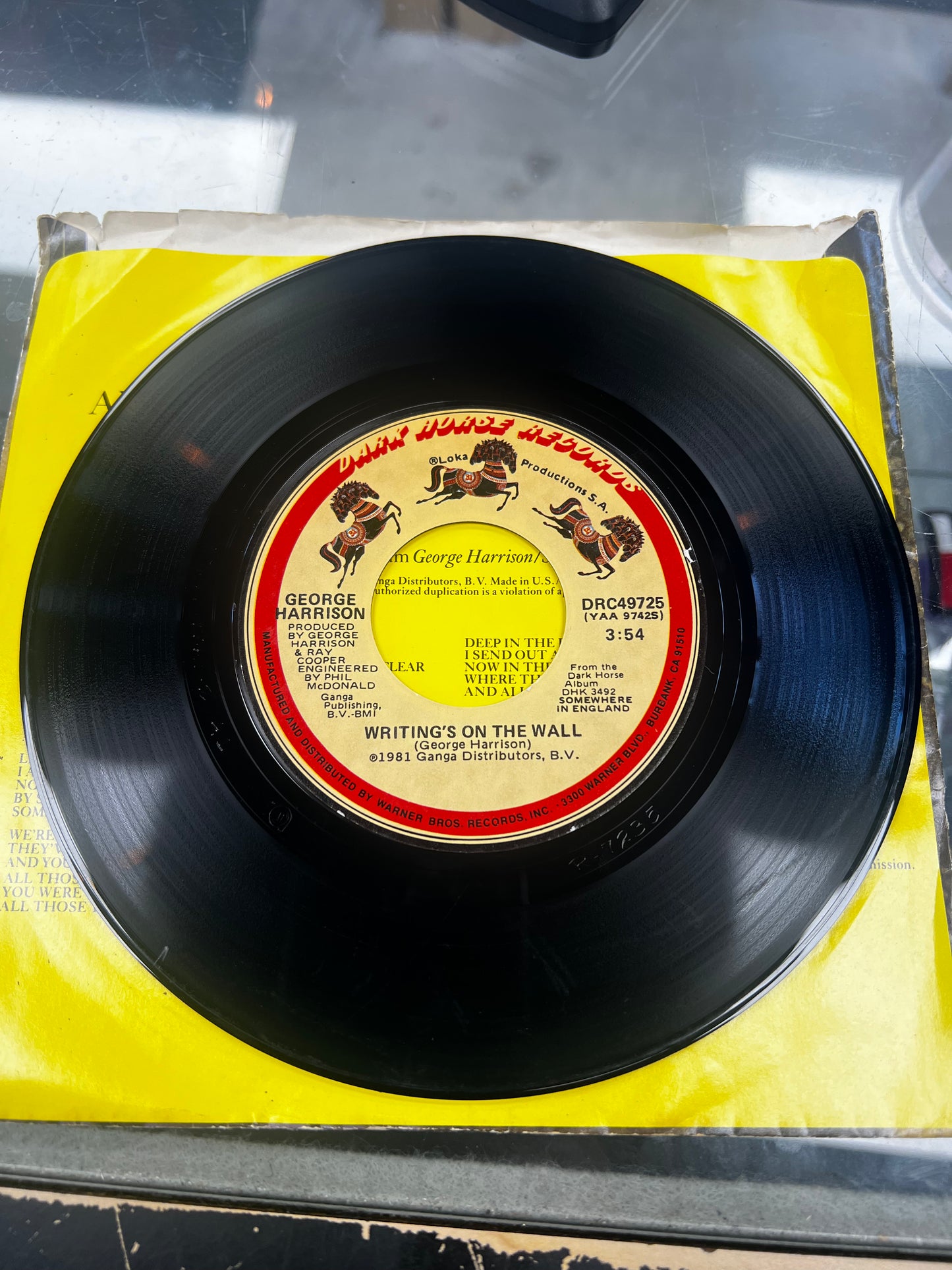 George Harrison – All Those Years Ago 7”