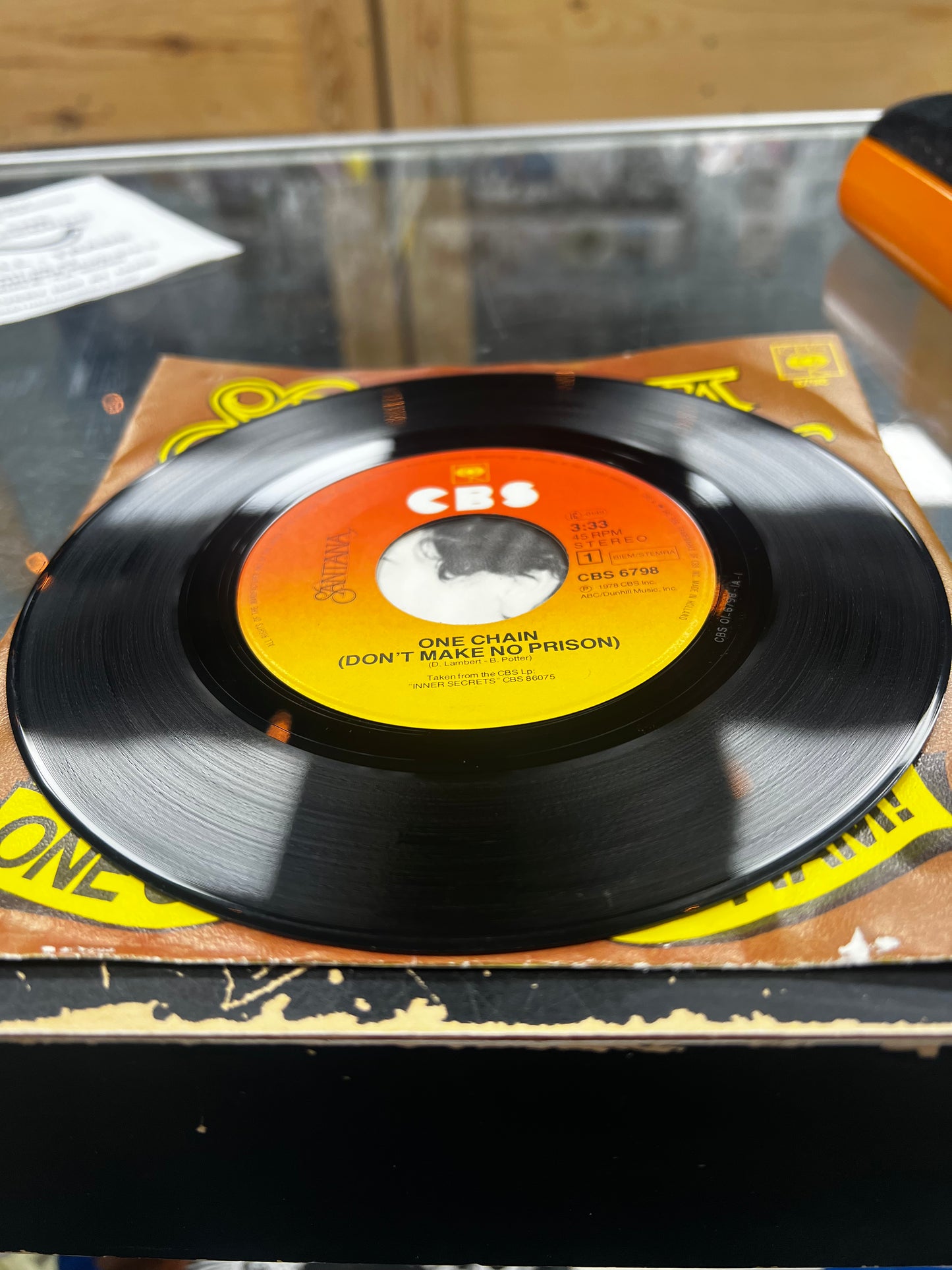 Santana – One Chain (Don't Make No Prison) / Wham! 7”