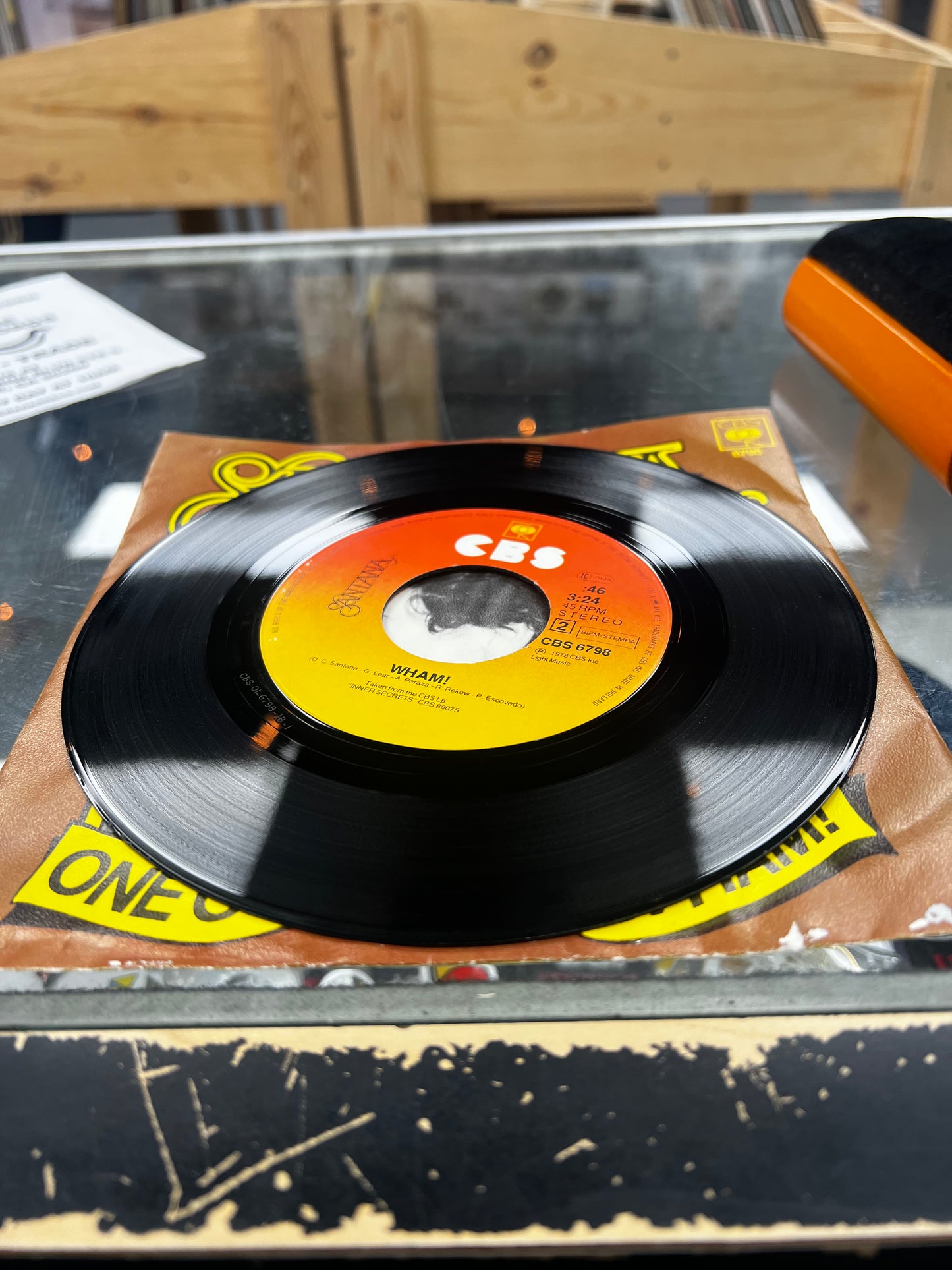 Santana – One Chain (Don't Make No Prison) / Wham! 7”