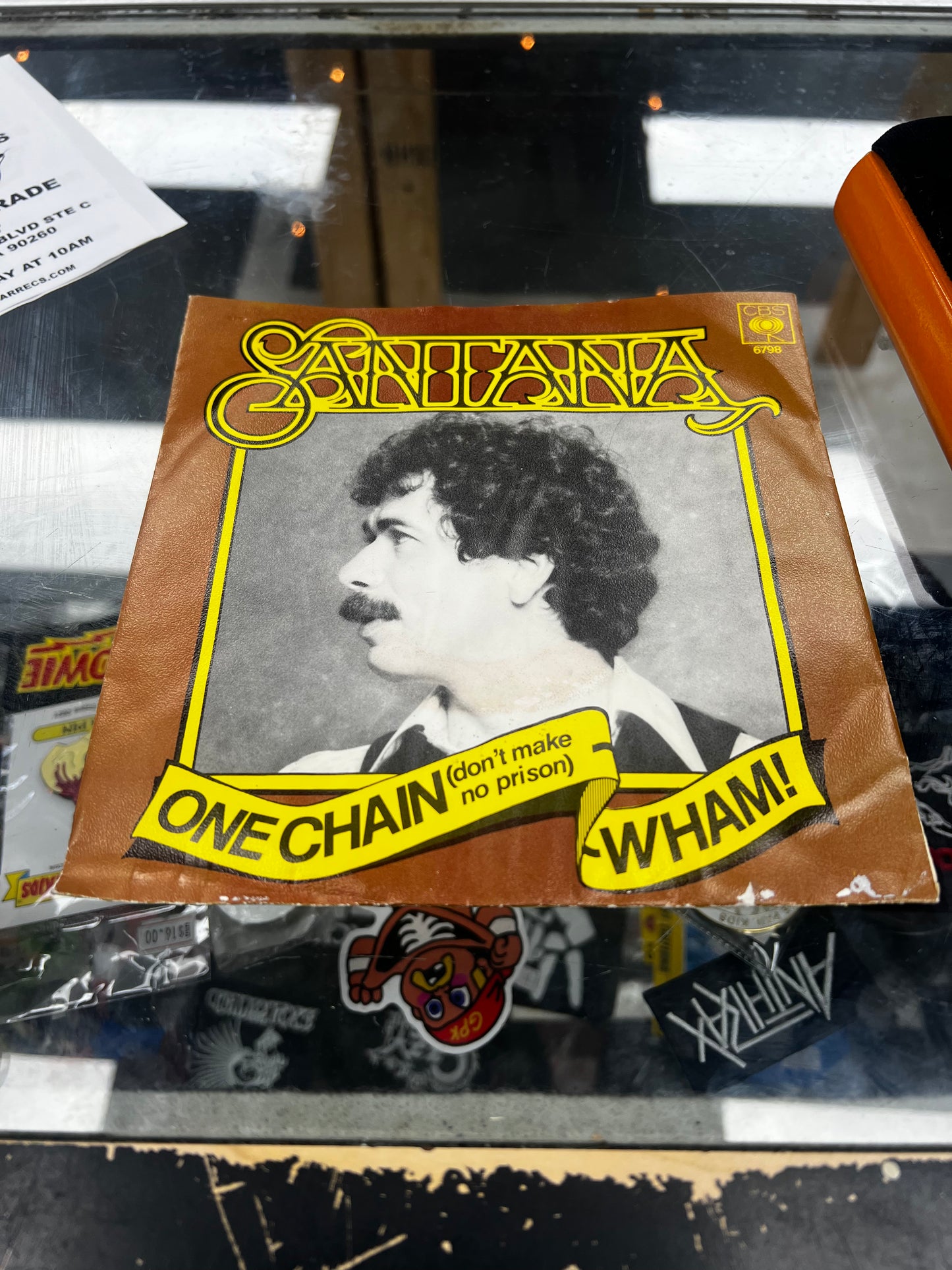 Santana – One Chain (Don't Make No Prison) / Wham! 7”