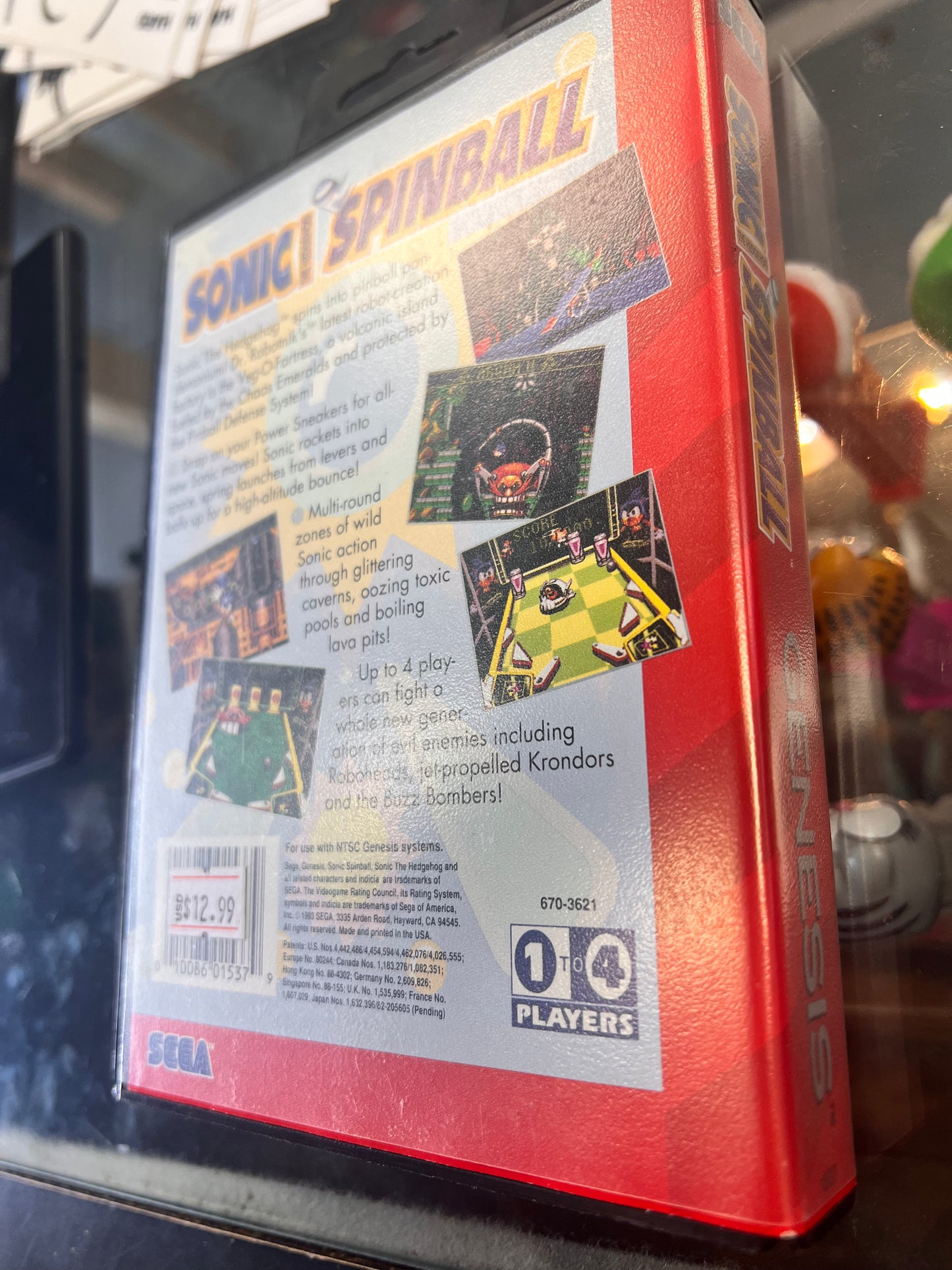 Sonic Spinball for SEGA Genesis