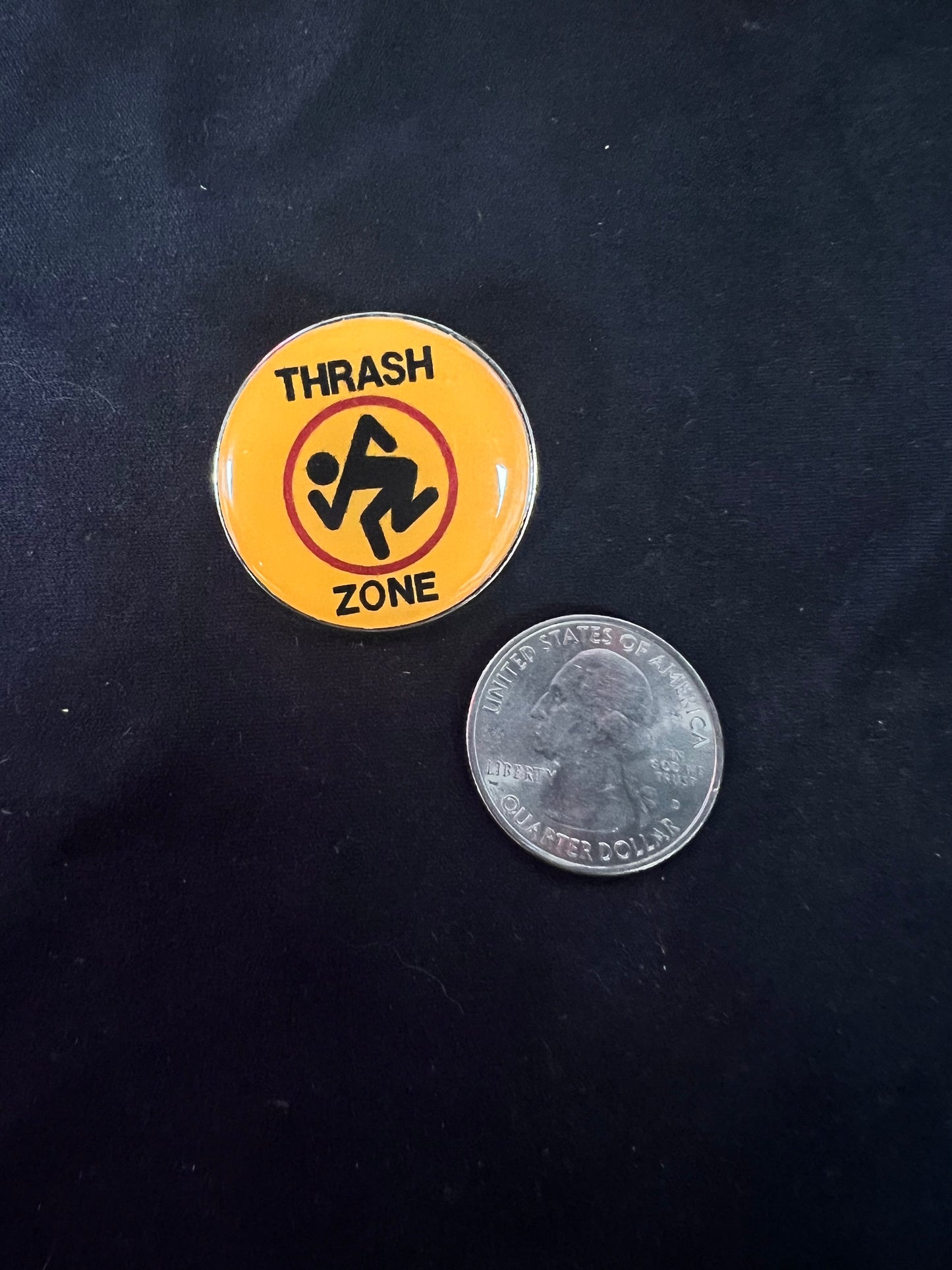 DRI “Thrash Zone” Metallic Bubble Pin