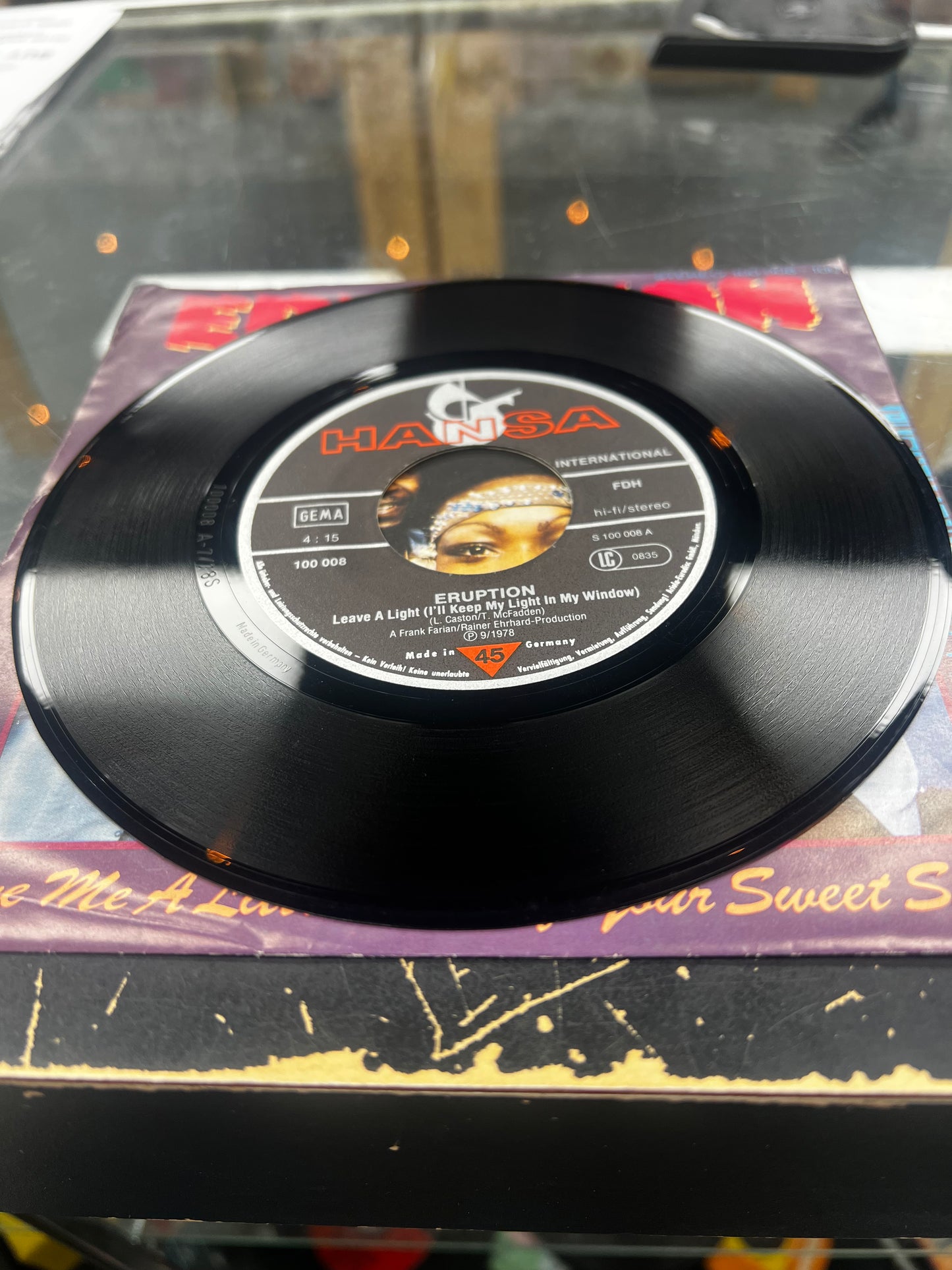 Eruption – Leave A Light 7”