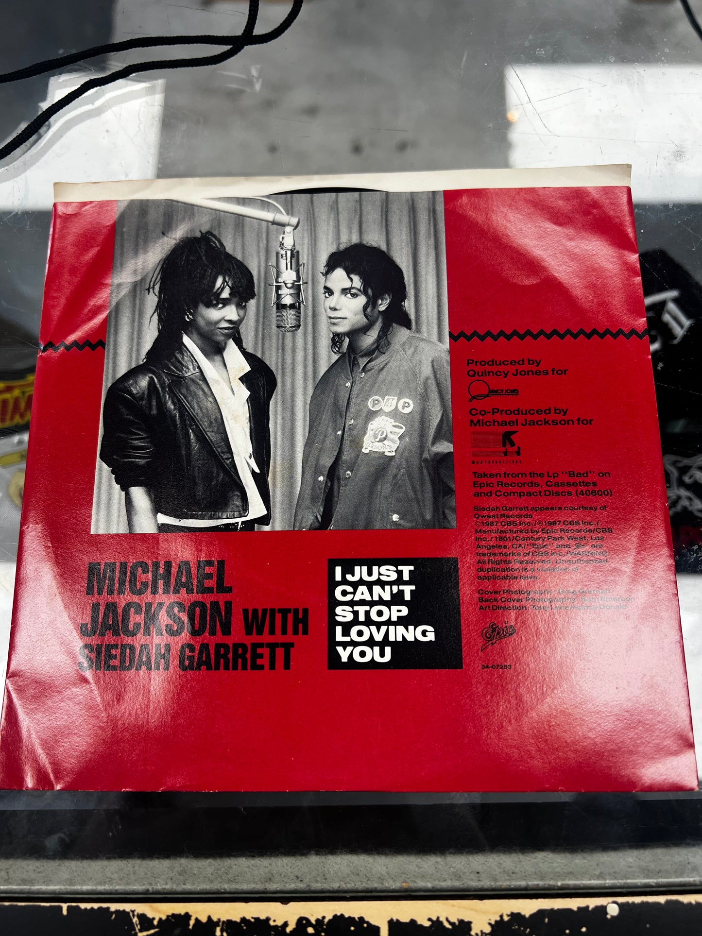 Michael Jackson – I Just Can't Stop Loving You 7”