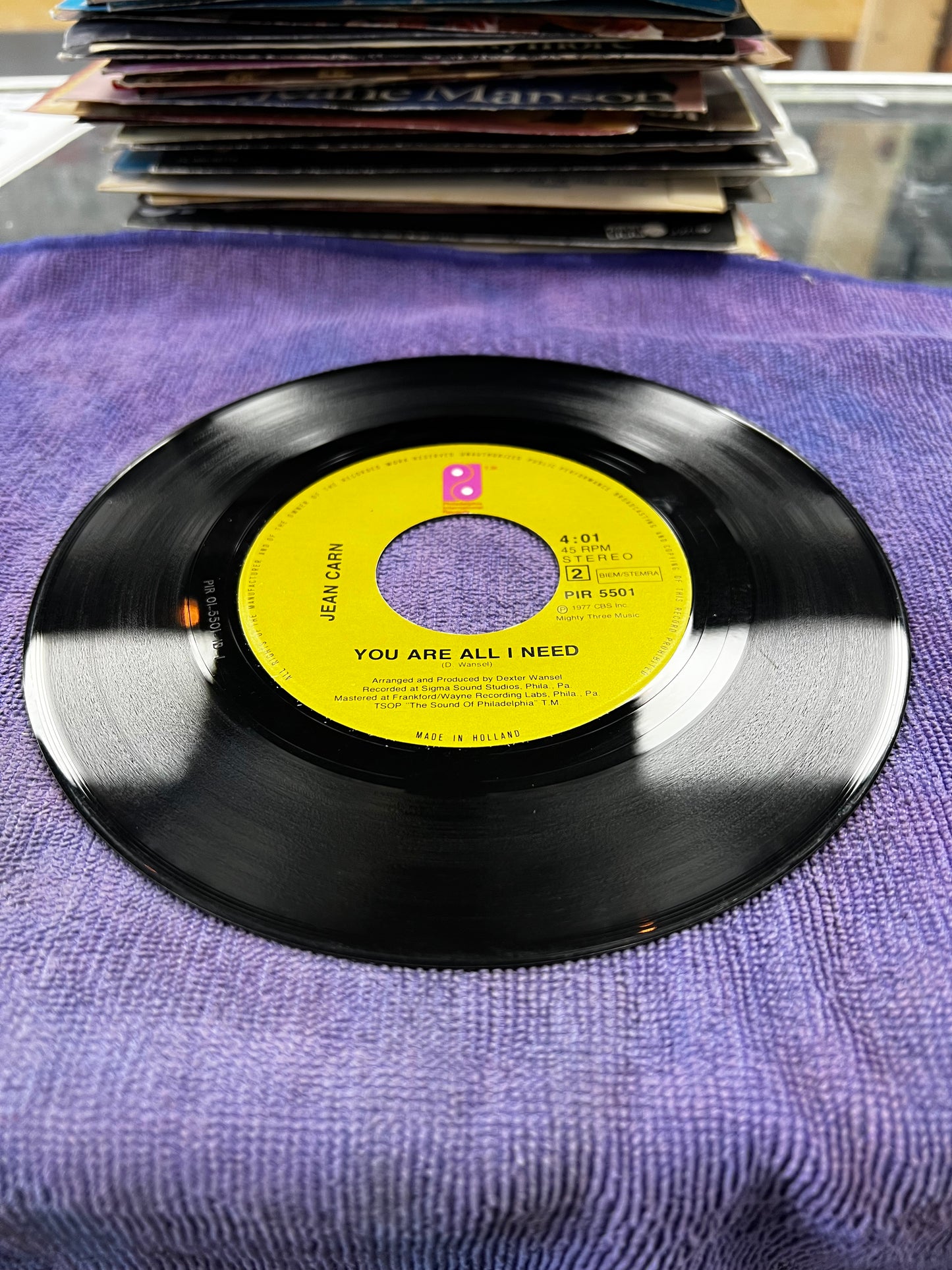 Jean Carn – If You Wanna Go Back / You Are All I Need 7”
