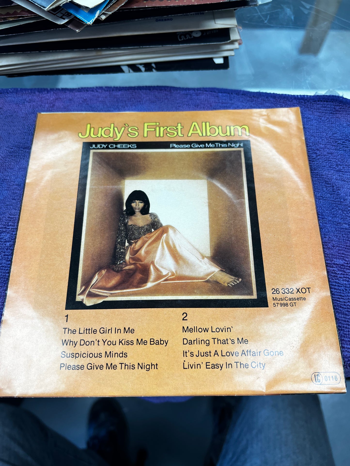 Judy Cheeks – The Little Girl In Me / Why Don't You Kiss Me Baby 7”