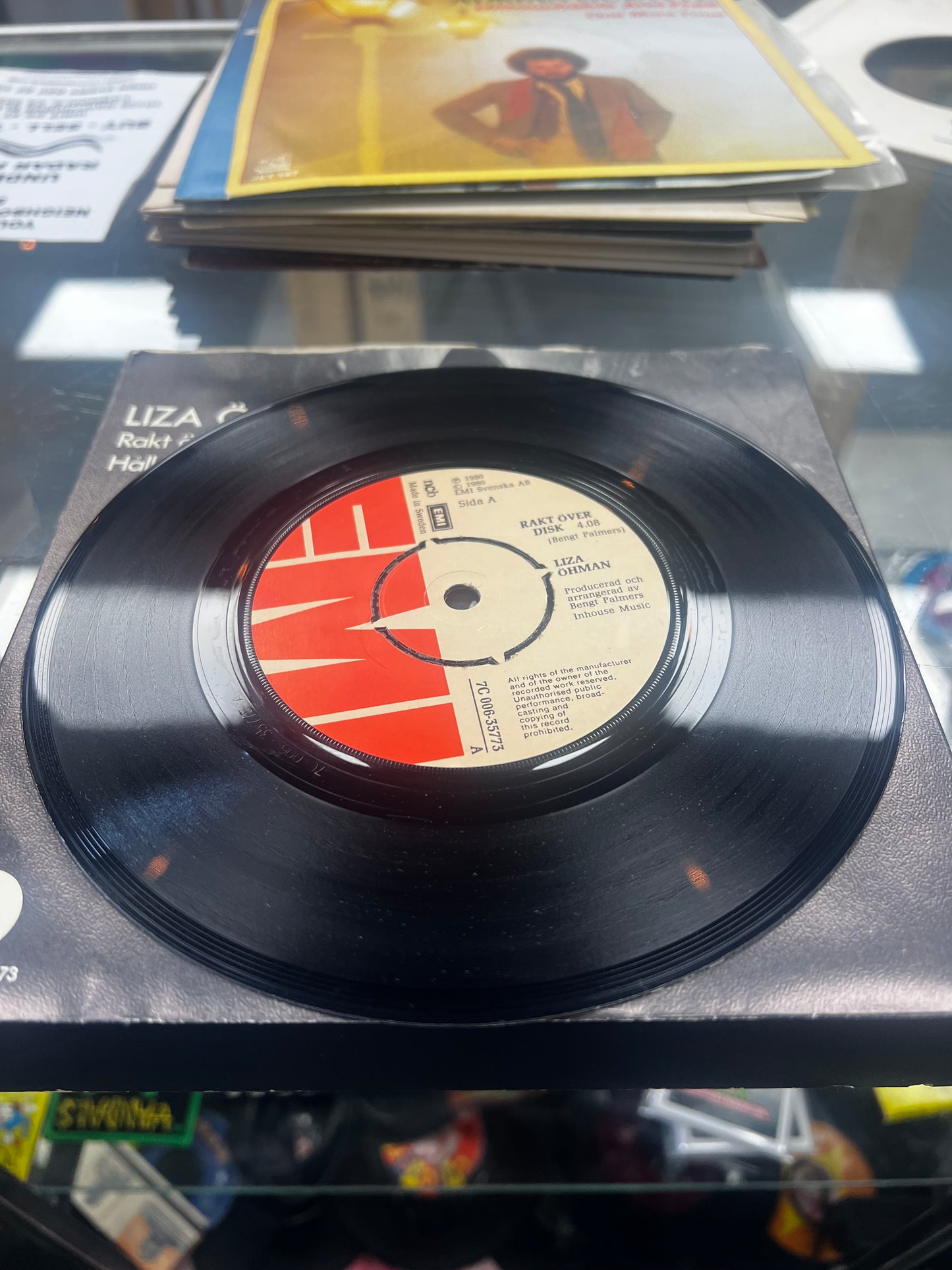 Liza Öhman – Rakt Över Disk / Håll Mej Hårt Intill Dej 7”