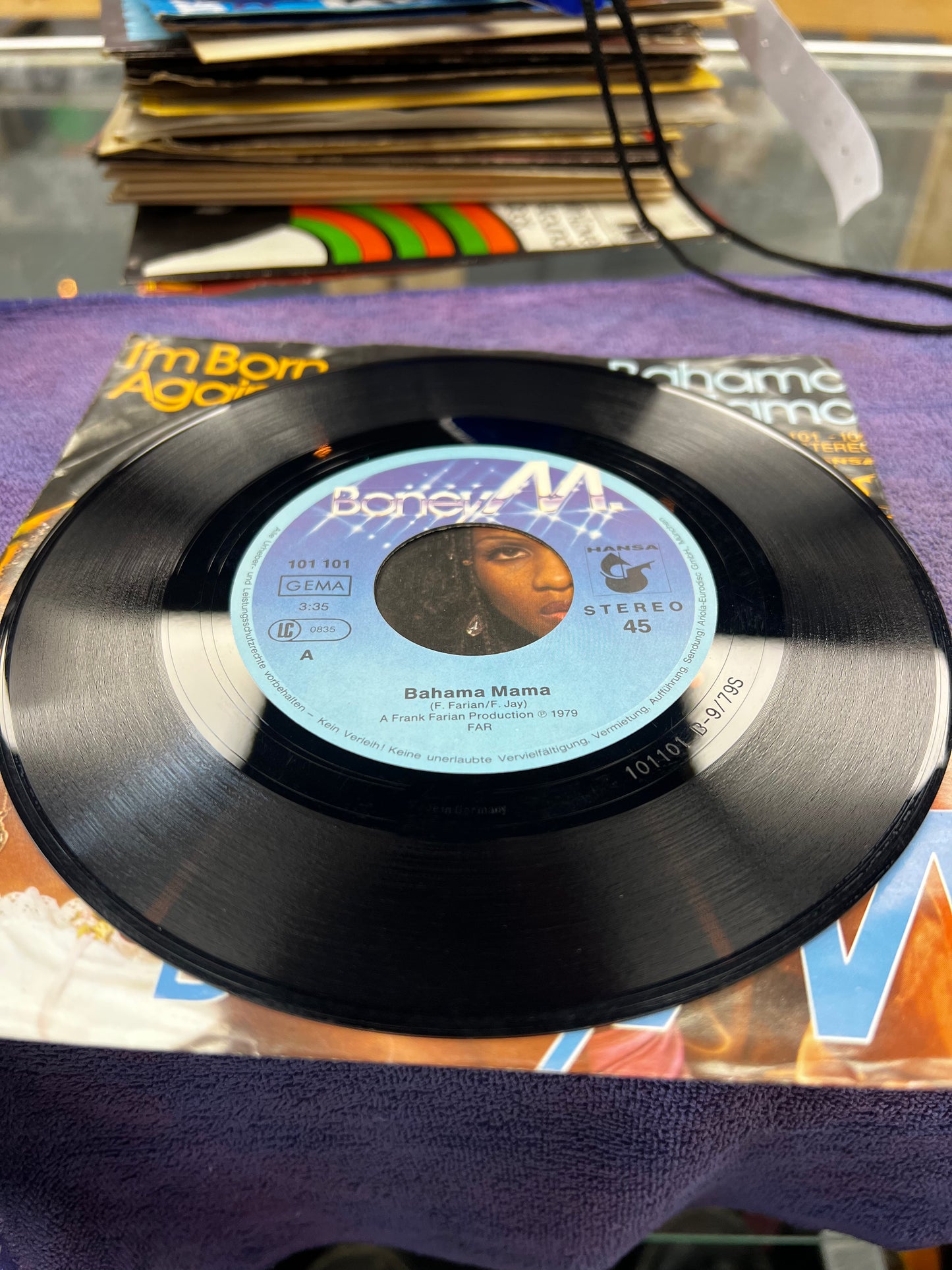 Boney M. ‎– I'm Born Again / Bahama Mama 7”