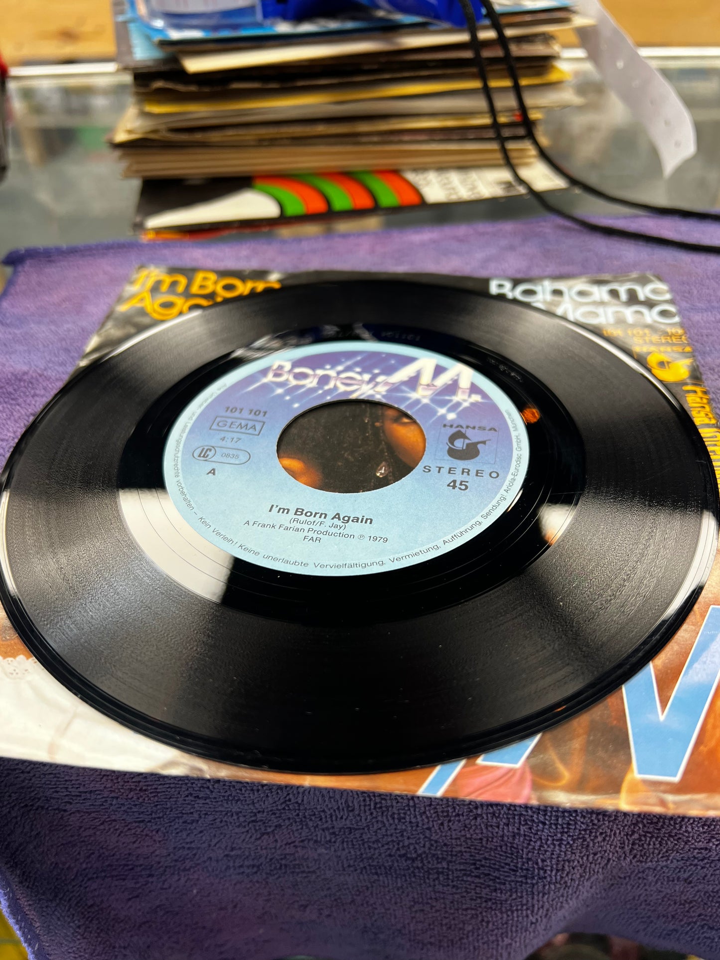 Boney M. ‎– I'm Born Again / Bahama Mama 7”