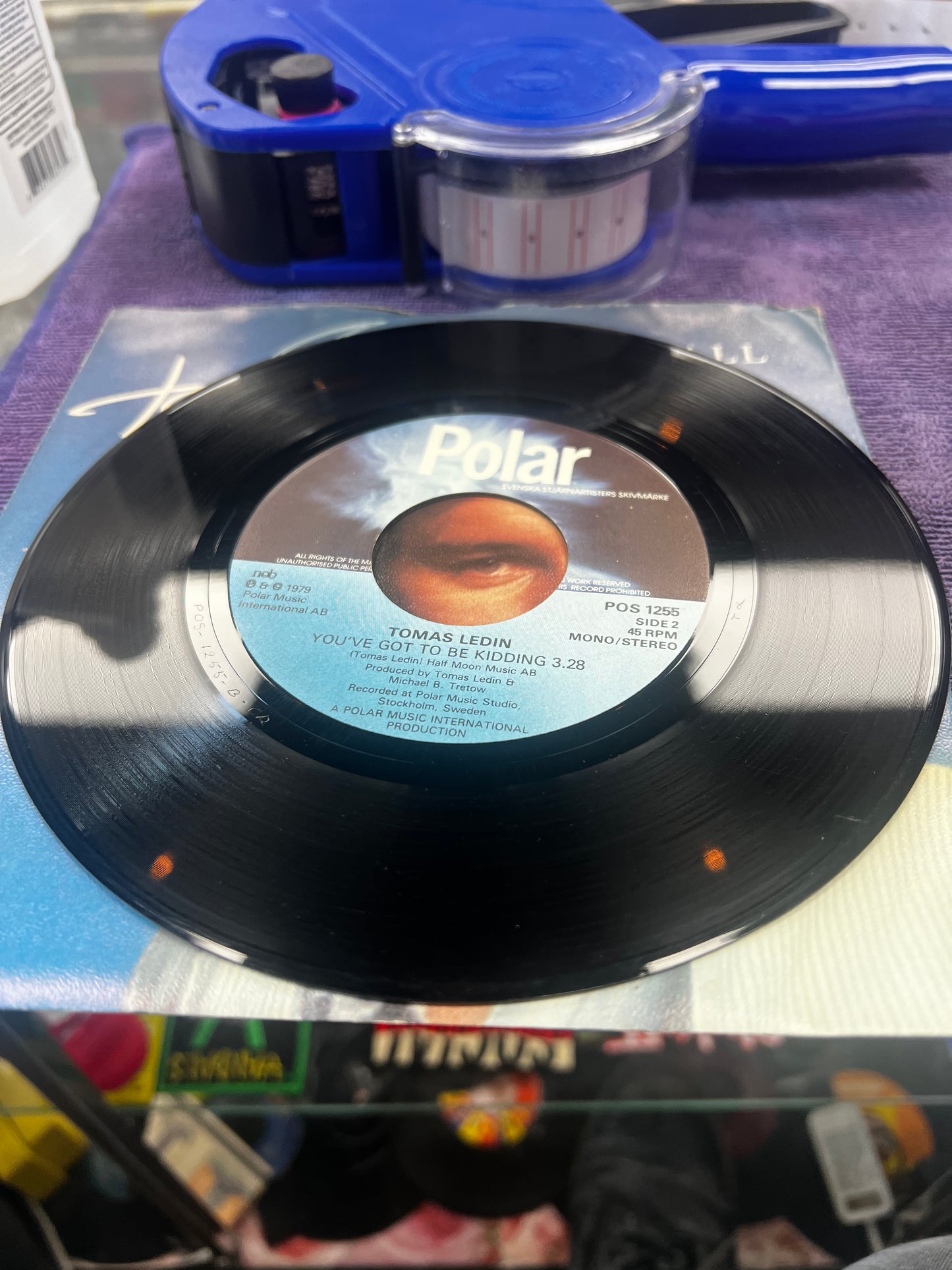 Tomas Ledin ‎– Not Bad At All 7”