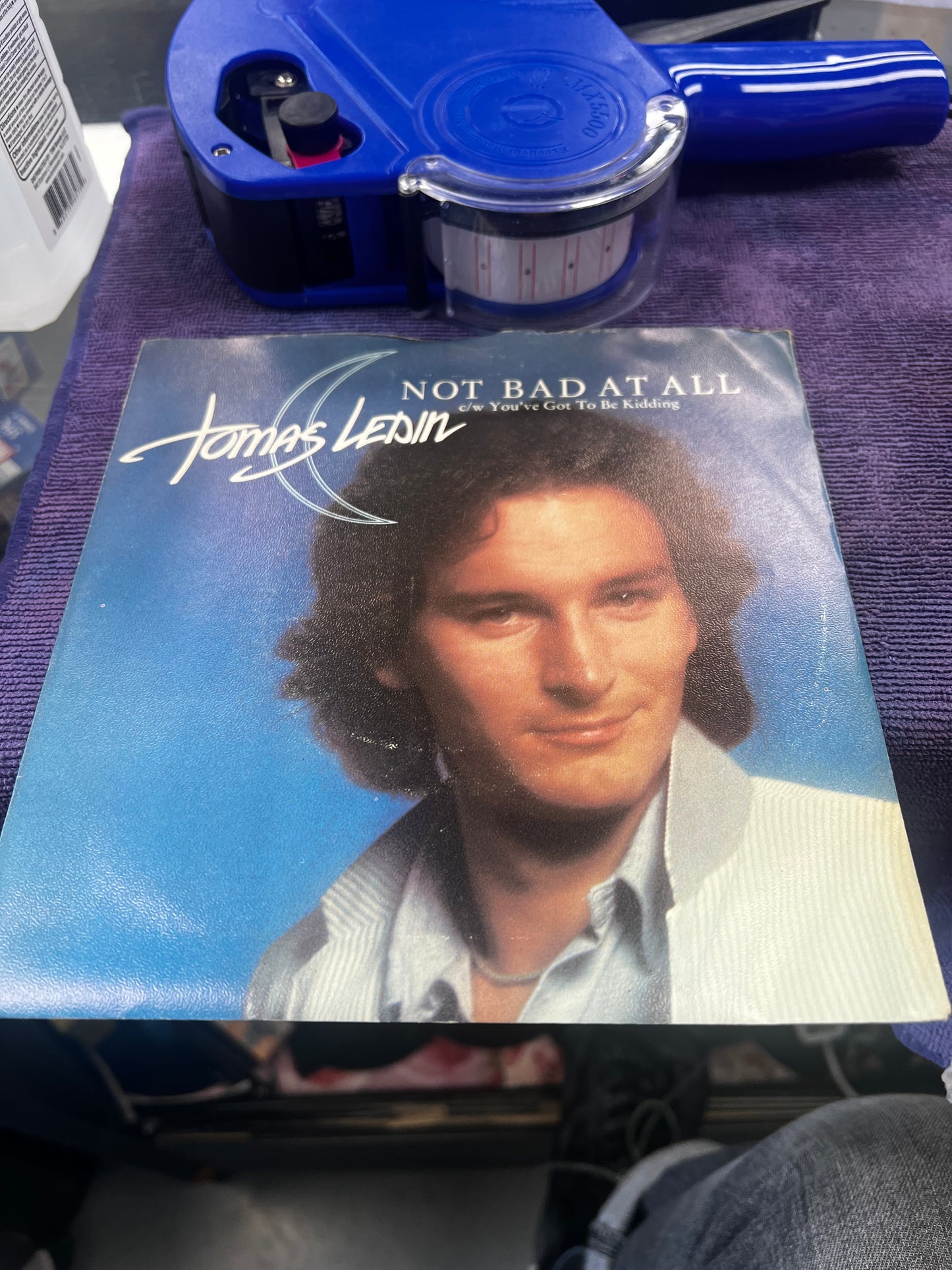 Tomas Ledin ‎– Not Bad At All 7”