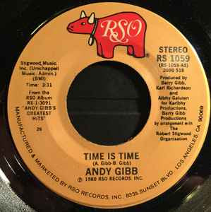 Andy Gibb ‎– Time Is Time 7”