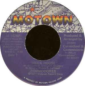 Commodores ‎– Brick House 7”