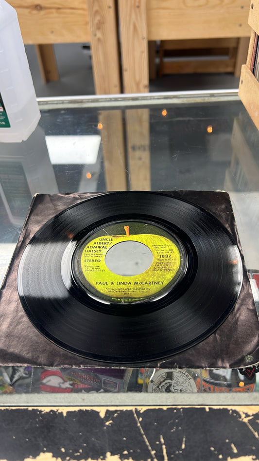 Paul & Linda McCartney ‎– Uncle Albert / Admiral Halsey 7”
