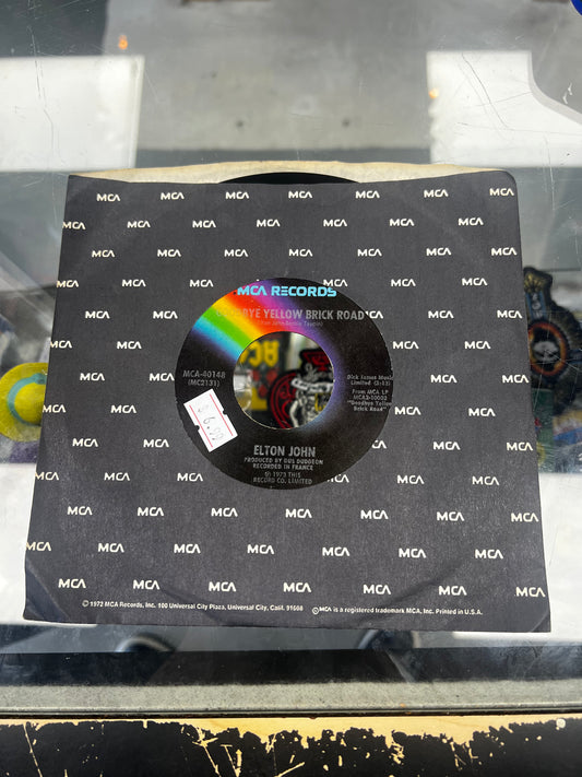 Elton John ‎– Goodbye Yellow Brick Road 7”