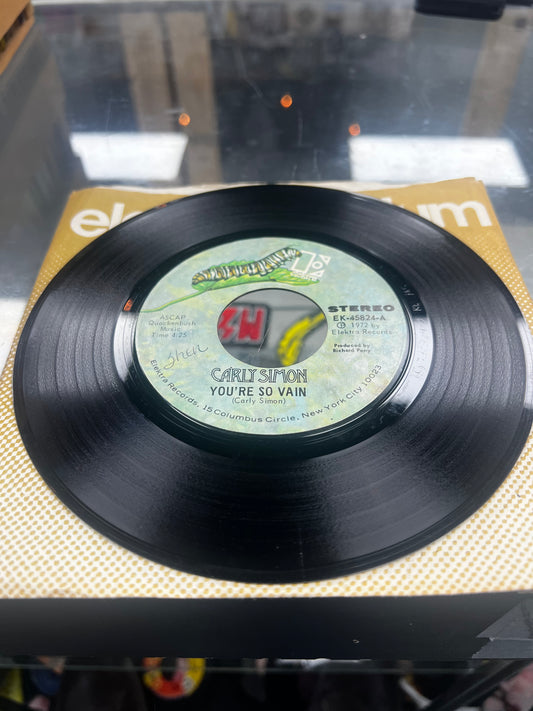 Carly Simon ‎– You're So Vain 7”