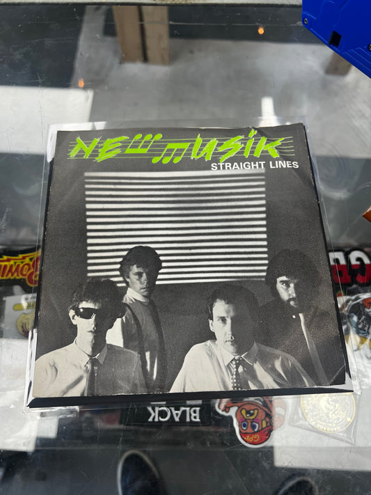 New Musik ‎– Straight Lines 7”