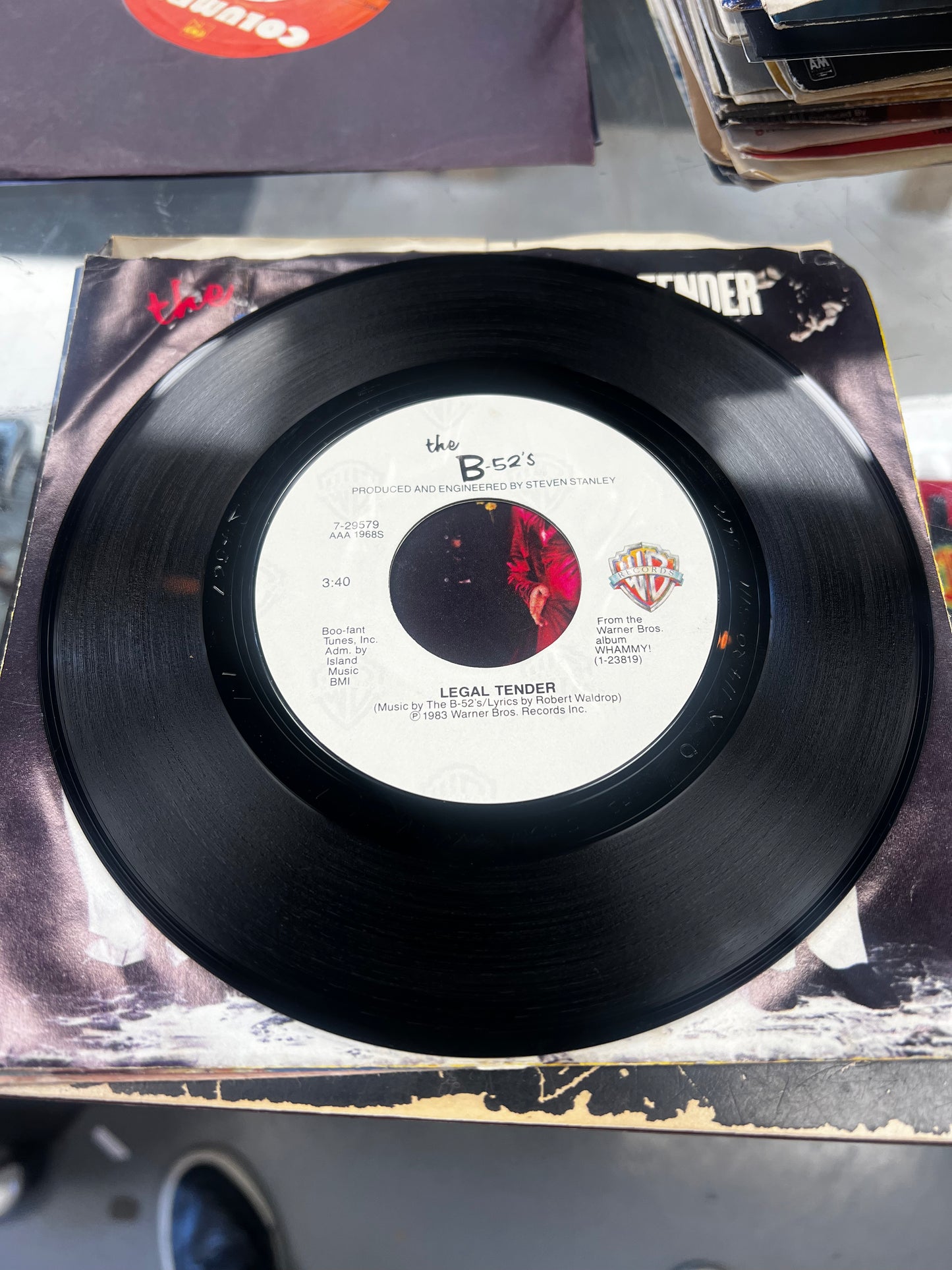 The B-52's ‎– Legal Tender  7”
