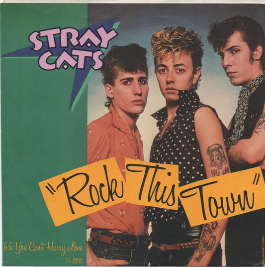 Stray Cats – Rock This Town 7”