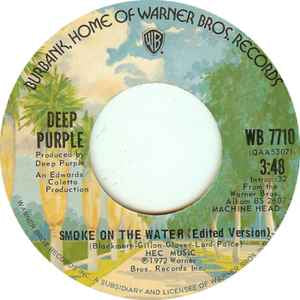 Deep Purple – Smoke On The Water (Edited Version) 7”