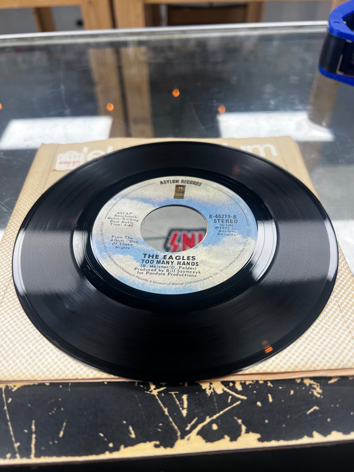 The Eagles ‎– Lyin' Eyes 7”