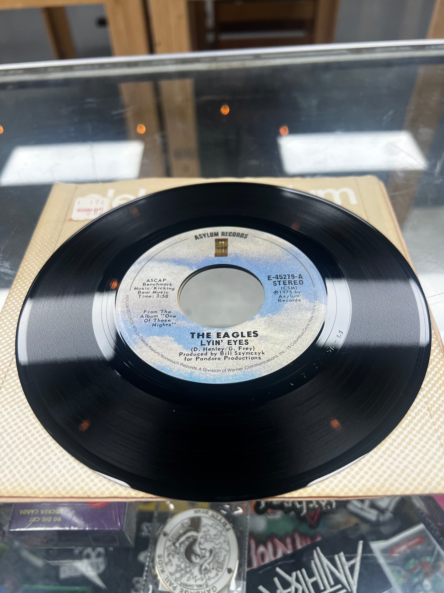 The Eagles ‎– Lyin' Eyes 7”