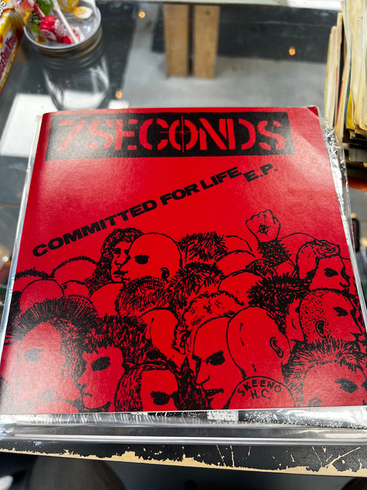 7 Seconds ‎– Committed For Life E.P. 7”